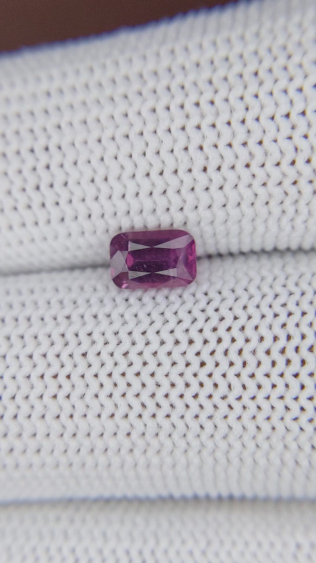 0.74 Ct. Pinkish Purple Spinel from Ceylon (Sri Lanka) Size Video