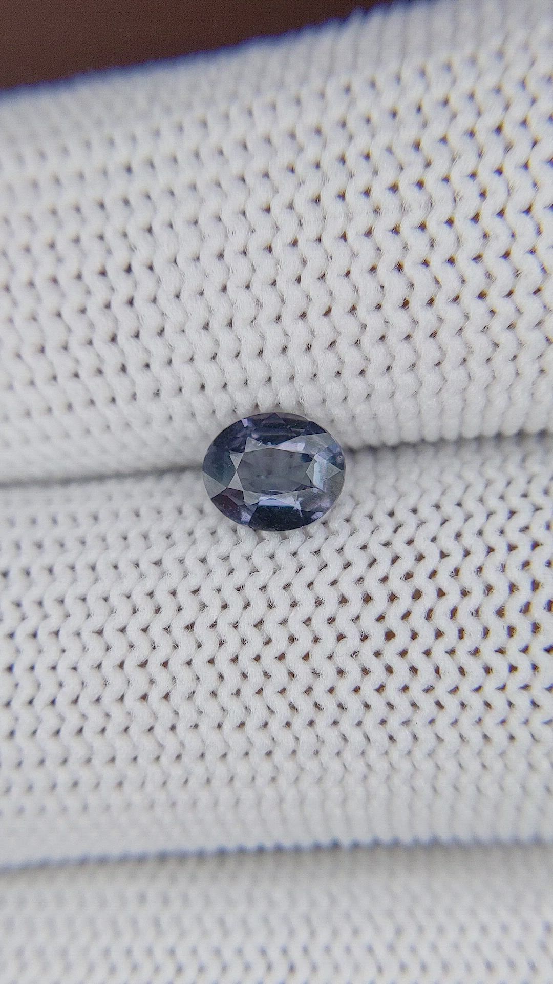 0.58 Ct. Violet Spinel from Ceylon (Sri Lanka) Size Video