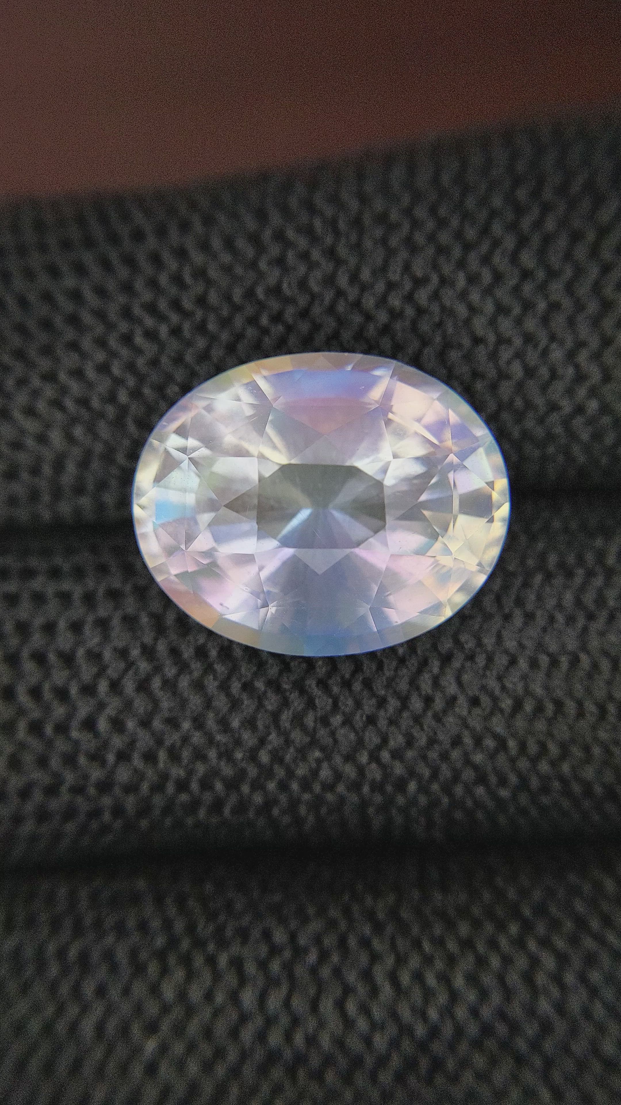 13.88 Ct. Rainbow Moonstone from Madagascar Size Video
