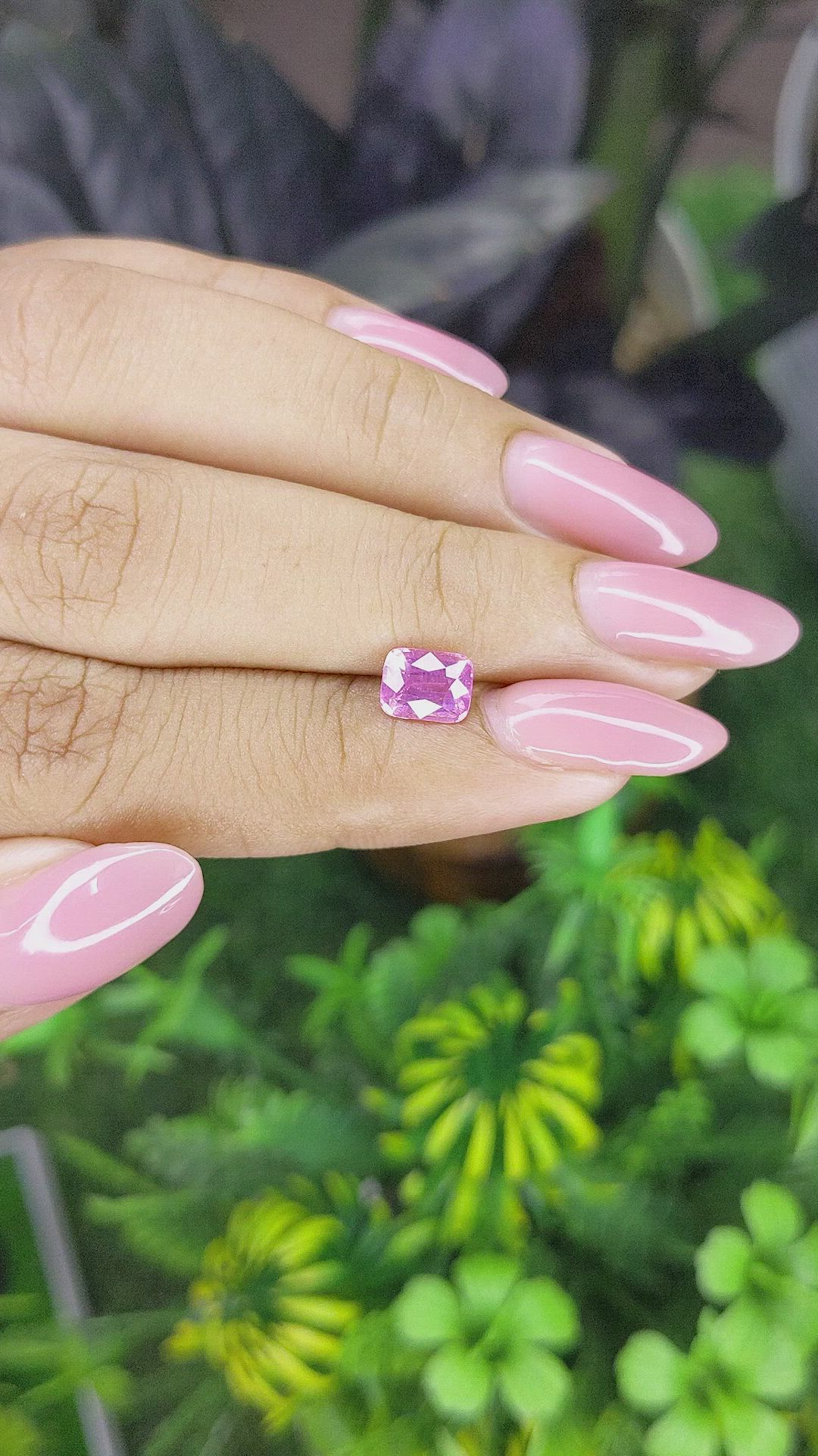 1.09 Ct. Pink Spinel from Tanzania Size Video