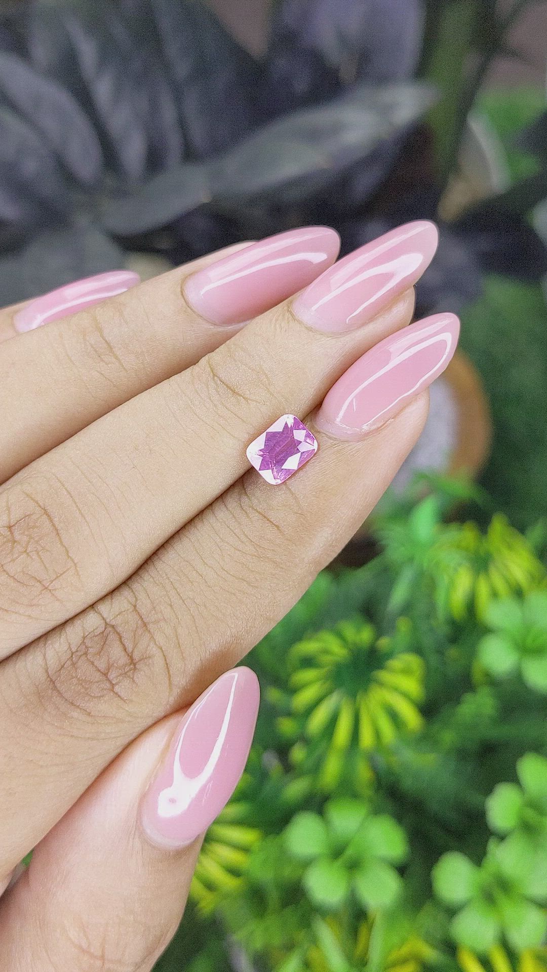 1.09 Ct. Pink Spinel from Tanzania Size Video