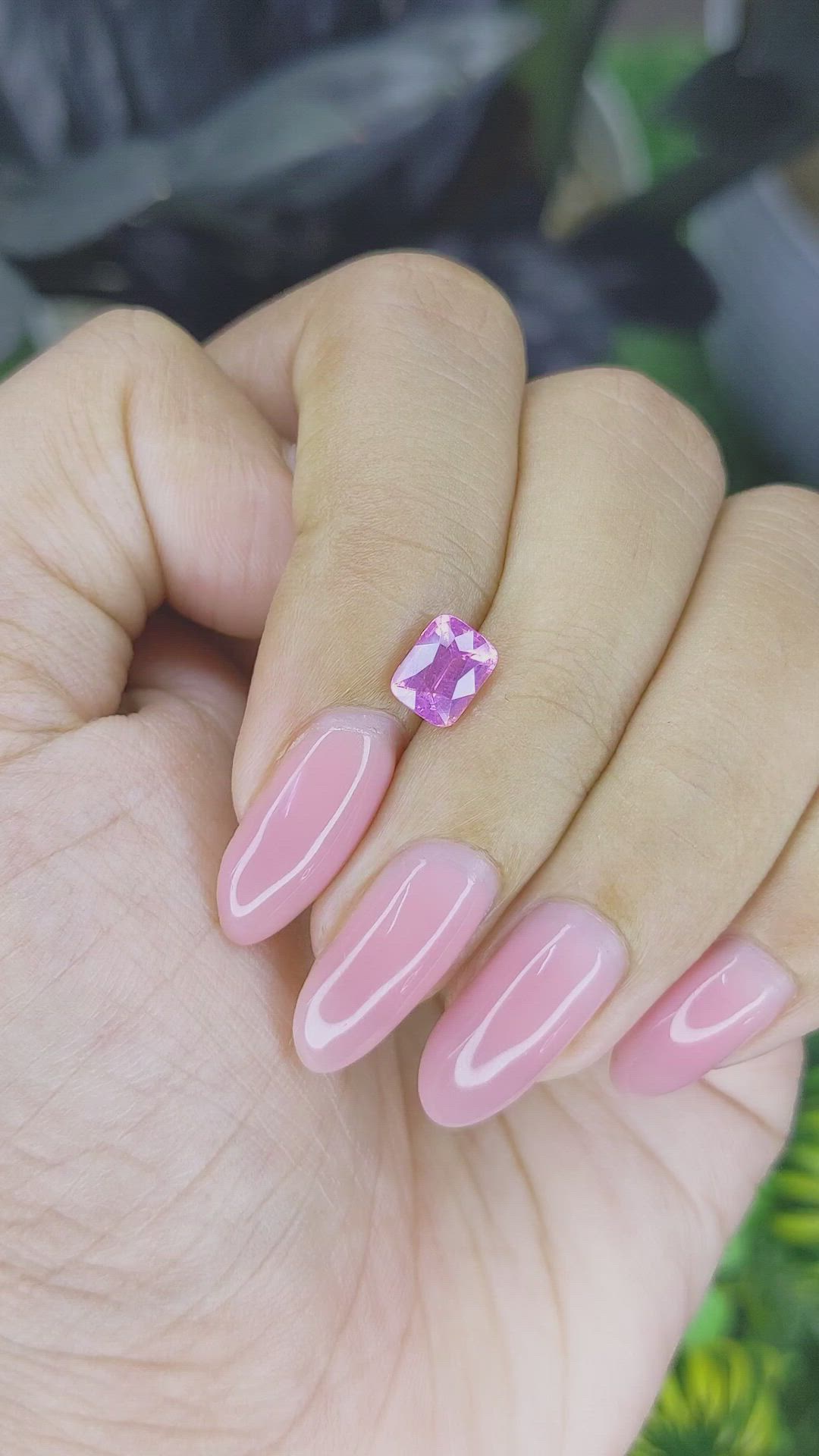 1.09 Ct. Pink Spinel from Tanzania Size Video