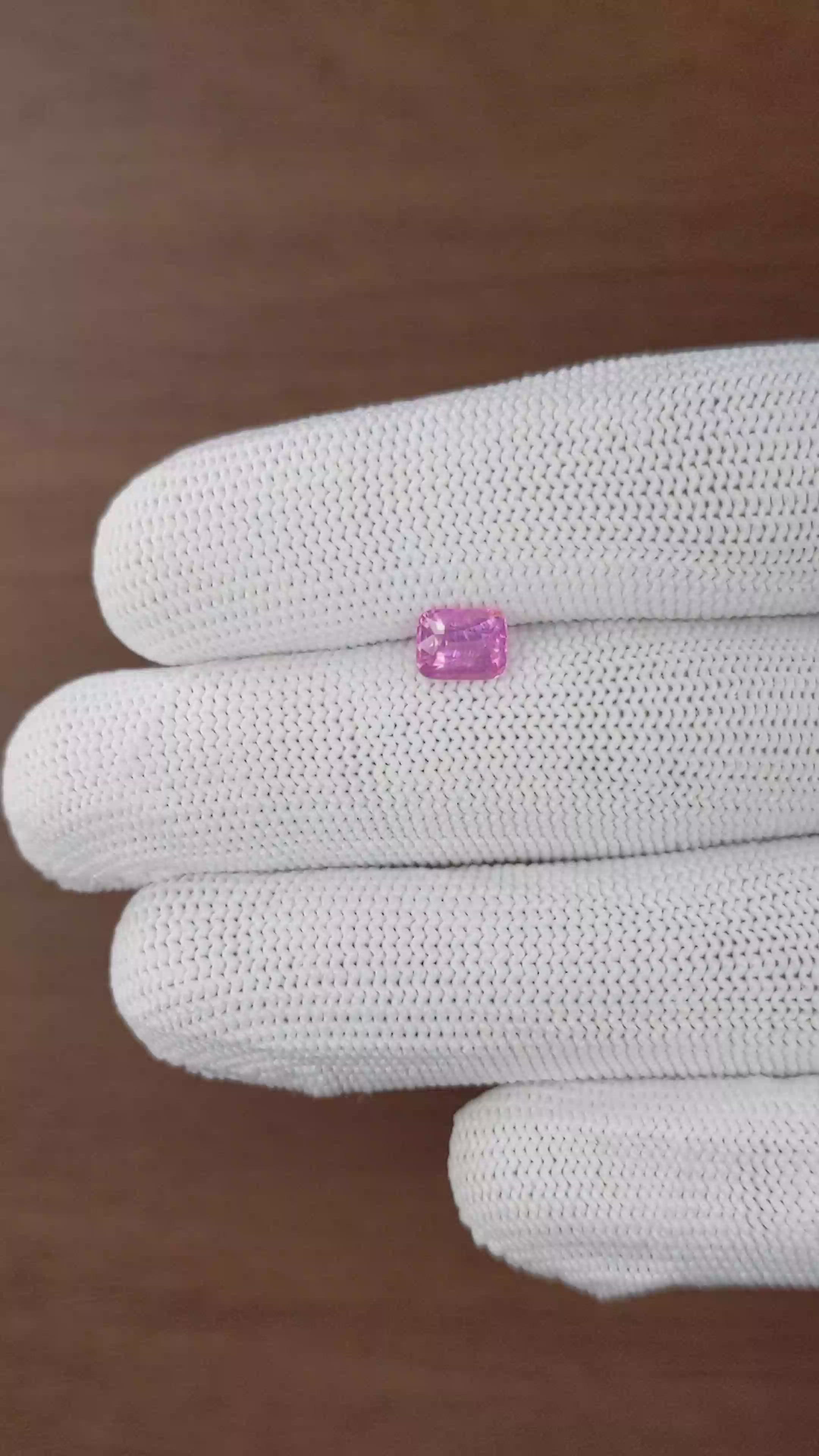 1.09 Ct. Pink Spinel from Tanzania Size Video
