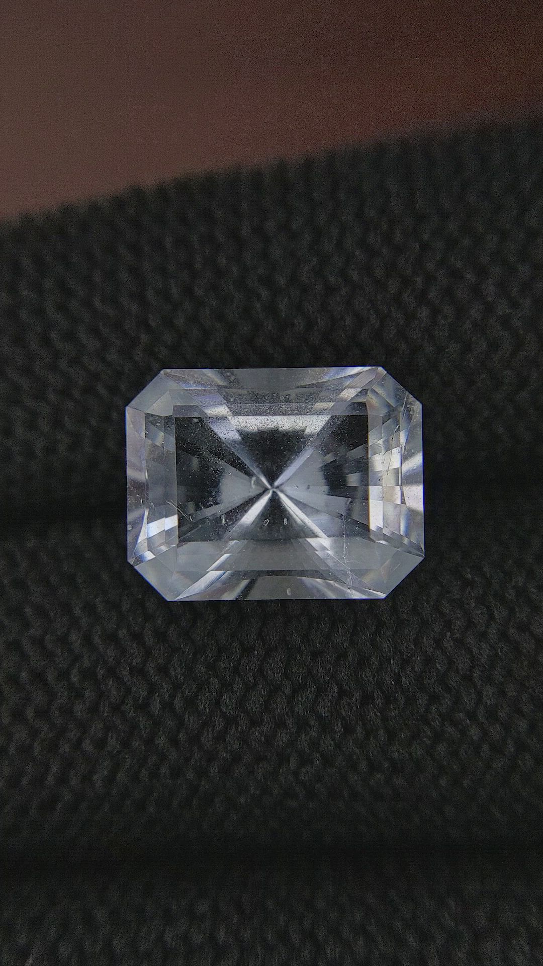 7.43 Ct. Blue Aquamarine from Ceylon (Sri Lanka) Size Video