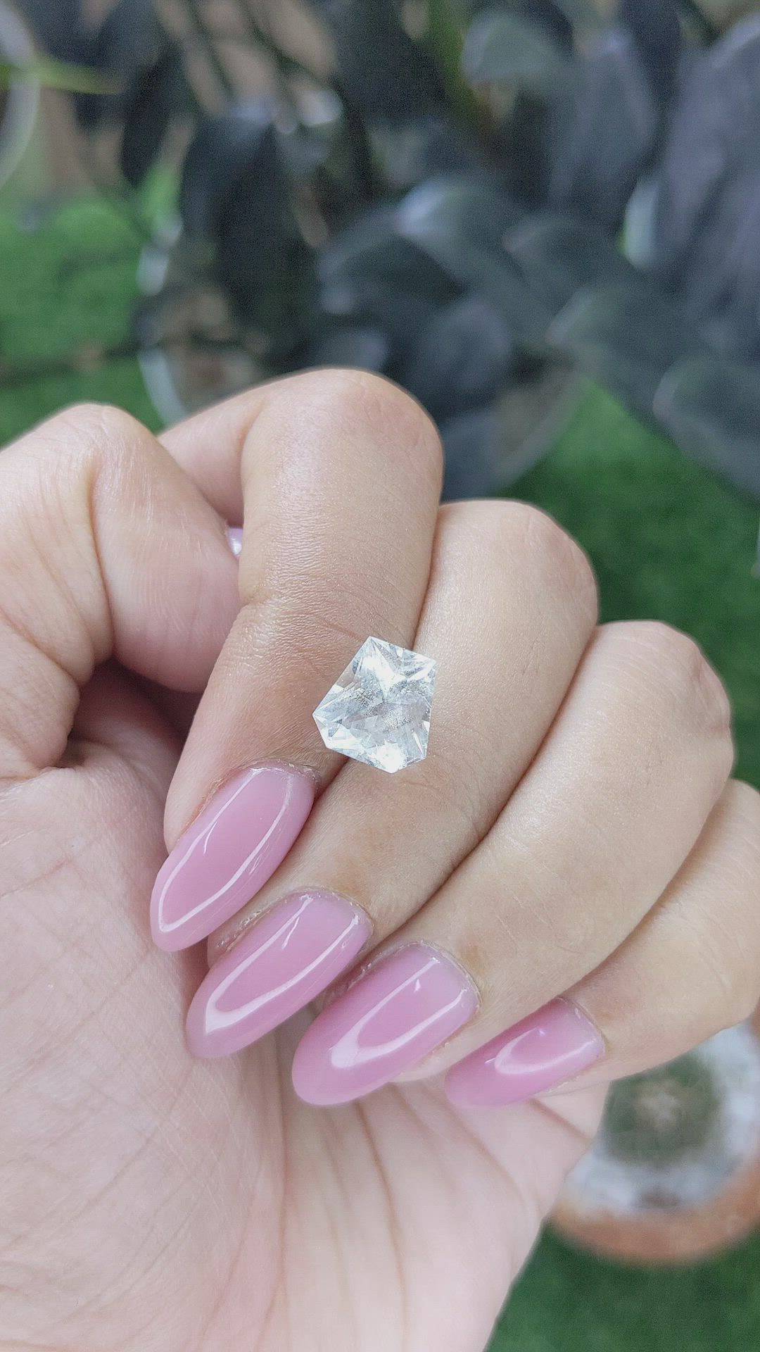 2.60 Ct. Blue Aquamarine from Ceylon (Sri Lanka) Size Video