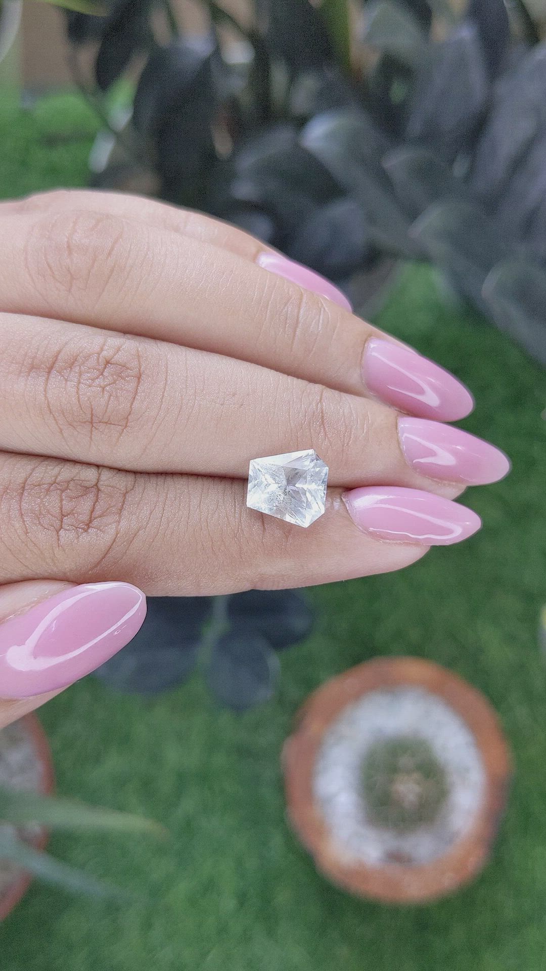 2.60 Ct. Blue Aquamarine from Ceylon (Sri Lanka) Size Video