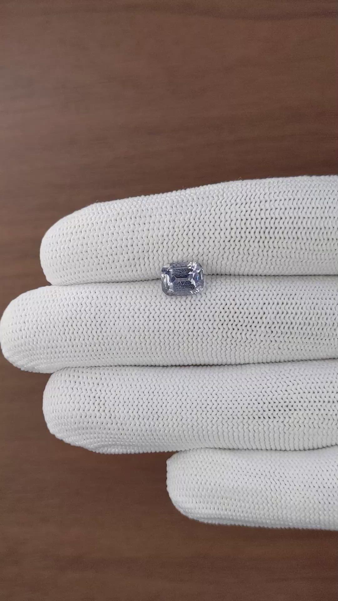 2.40 Ct. Bluish Purple Spinel from Ceylon (Sri Lanka) Size Video