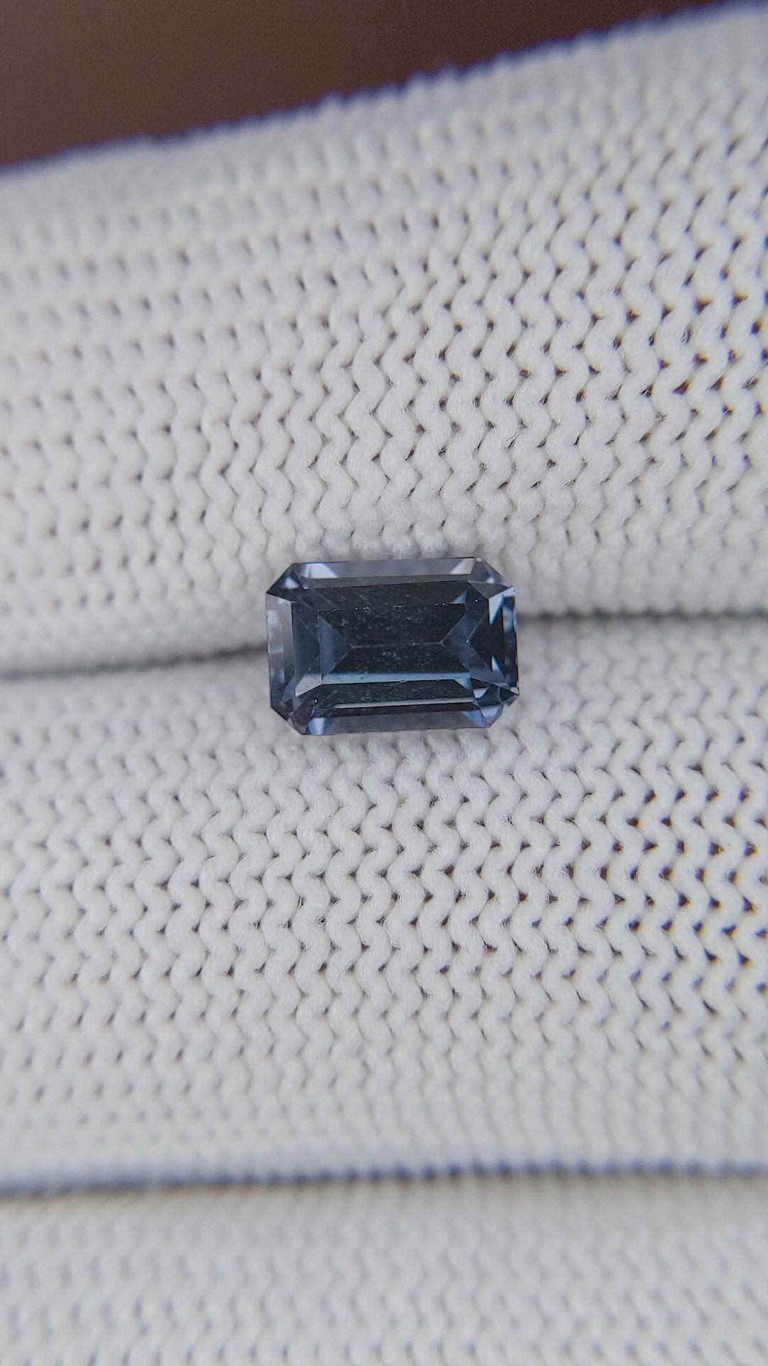 1.90 Ct. Greyish Blue Spinel from Ceylon (Sri Lanka) Size Video