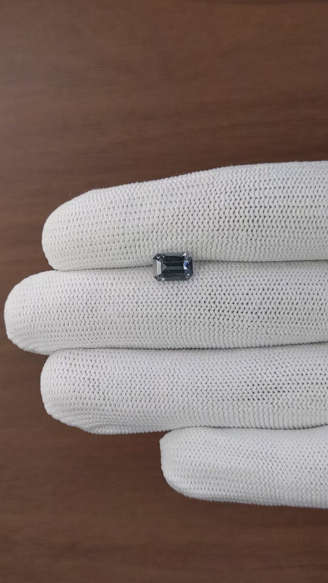 1.90 Ct. Greyish Blue Spinel from Ceylon (Sri Lanka) Size Video