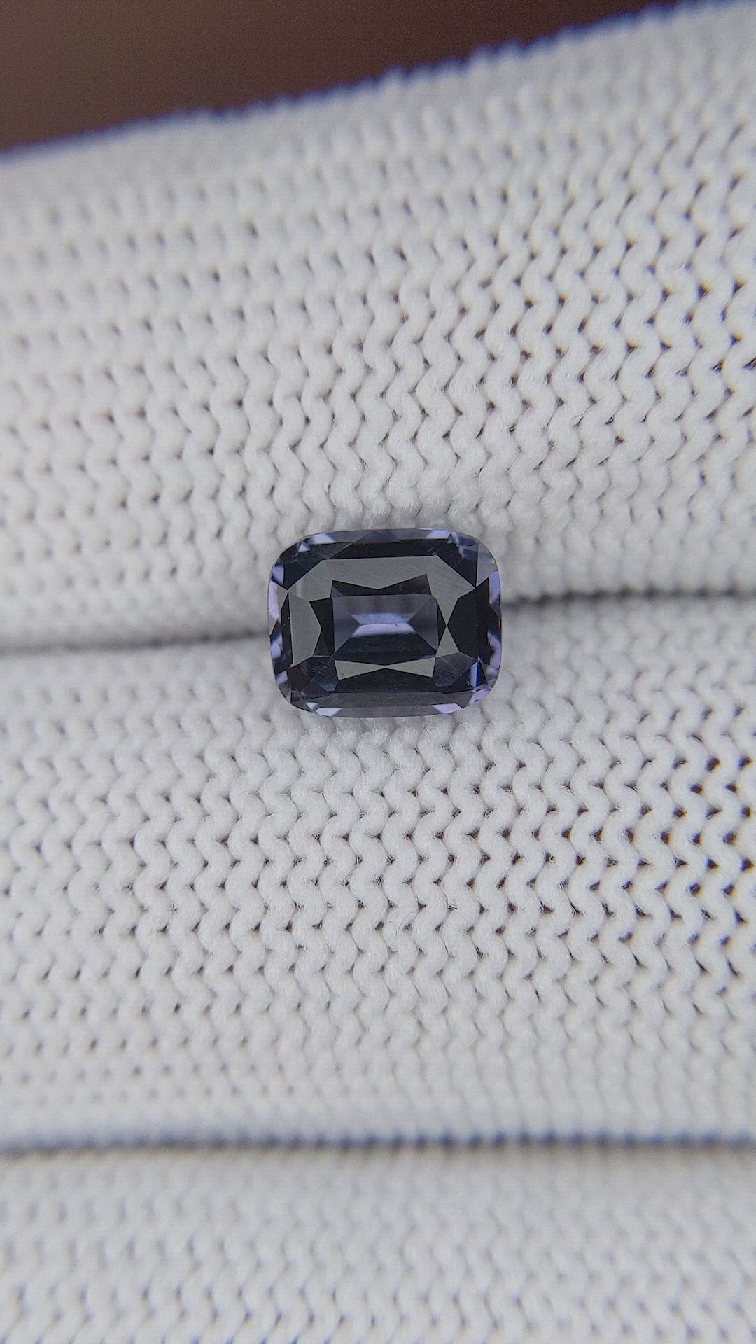 1.97 Ct. Purplish Blue Spinel from Ceylon (Sri Lanka) Size Video