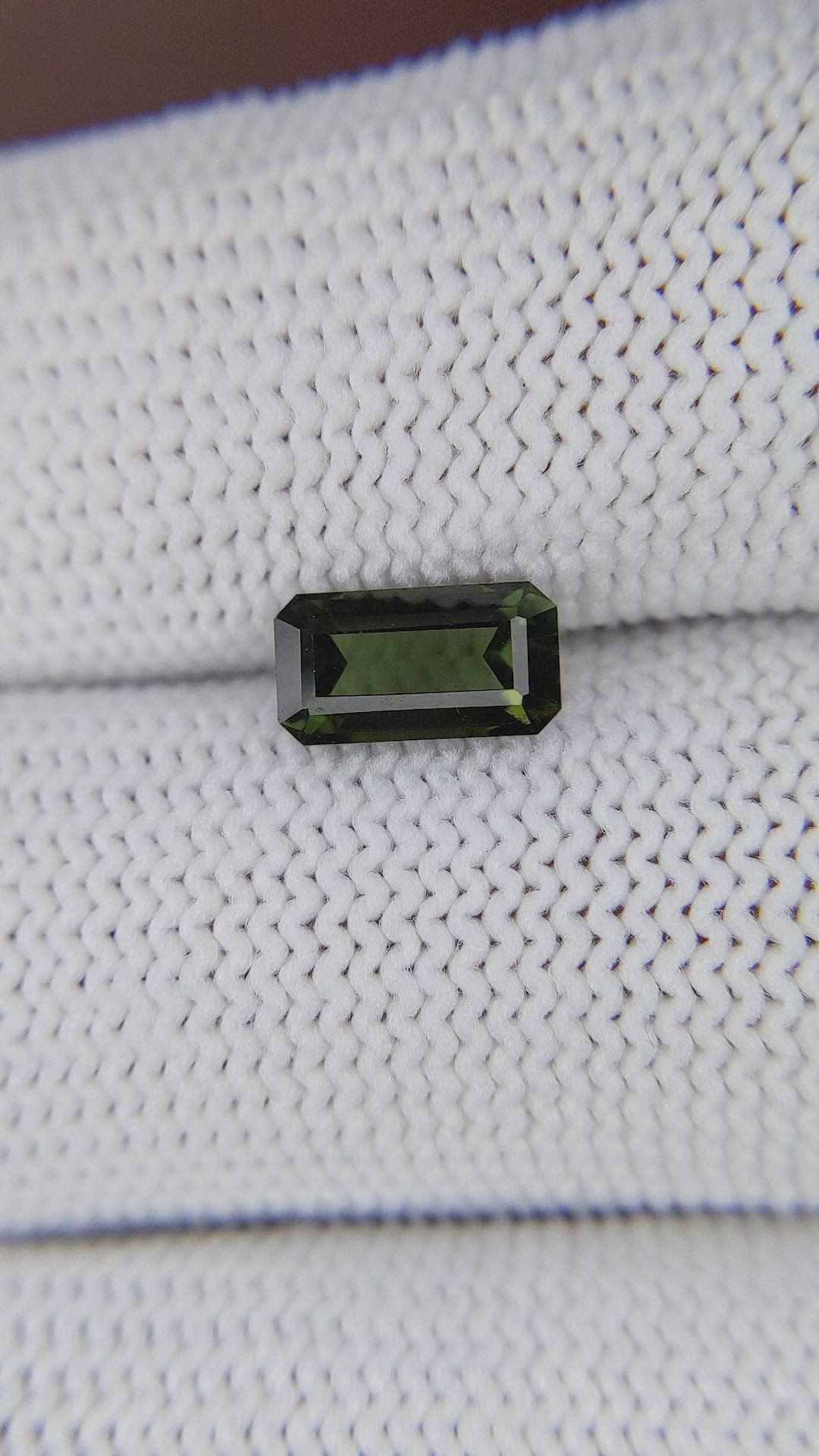 1.13 Ct. Green Tourmaline from Africa Size Video