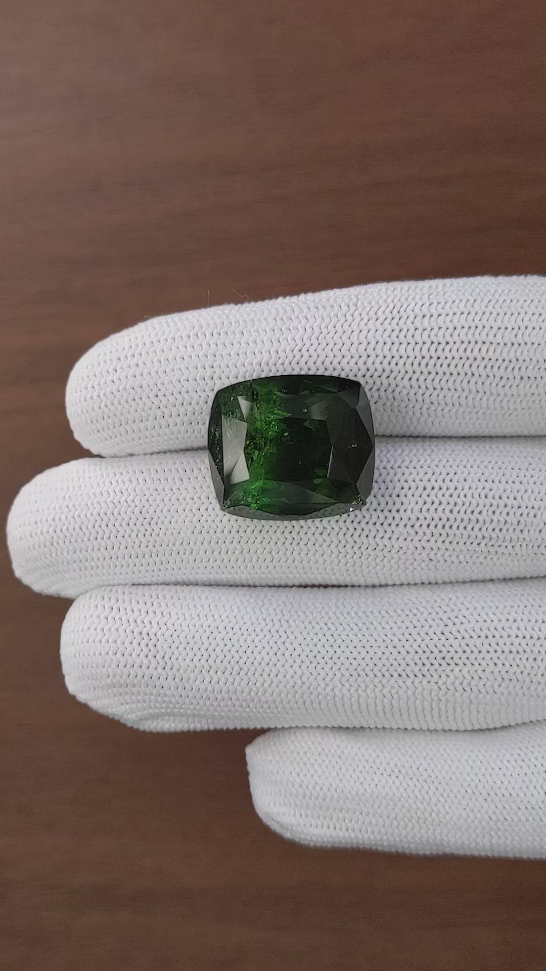 36.95 Ct. Green Tourmaline from Ceylon (Sri Lanka) Size Video