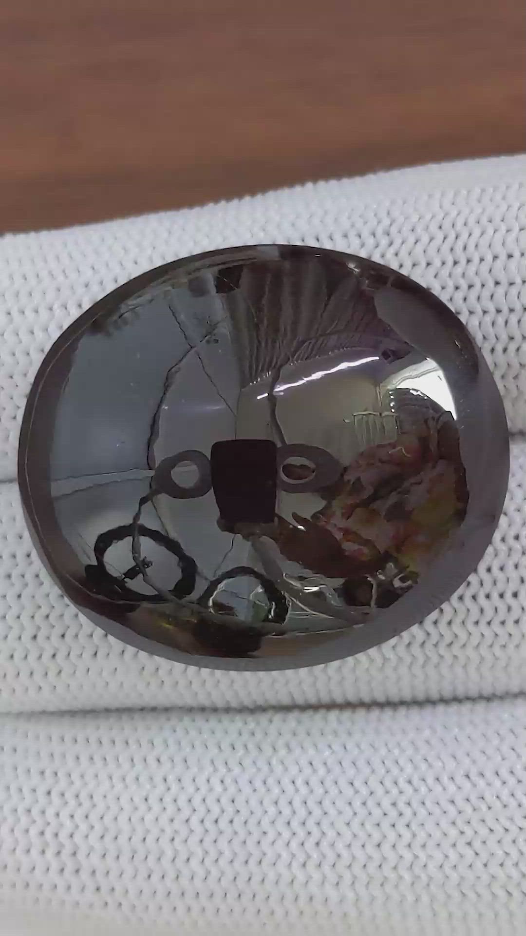 153.56 Ct. Pinkish Purple Star Garnet from Ceylon (Sri Lanka) Size Video