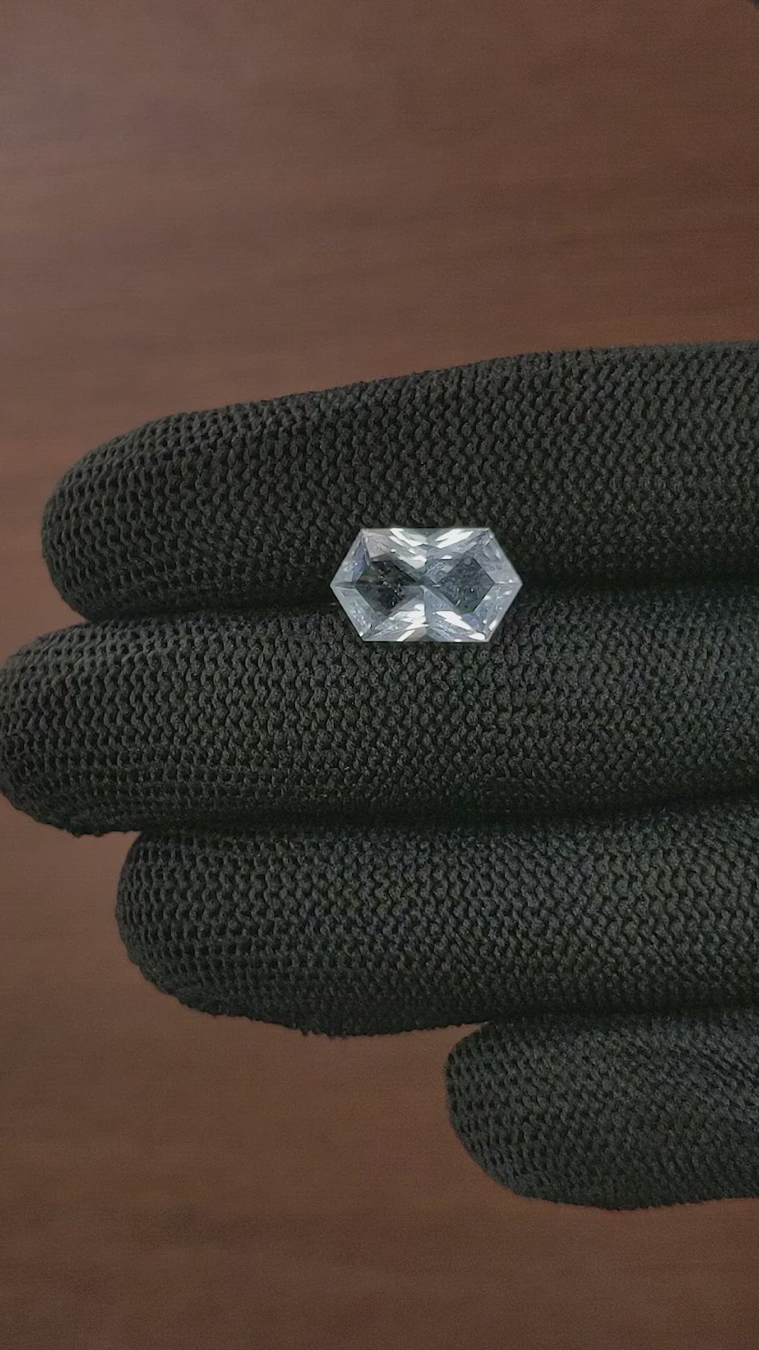3.96 Ct. Blue Aquamarine from Ceylon (Sri Lanka) Size Video
