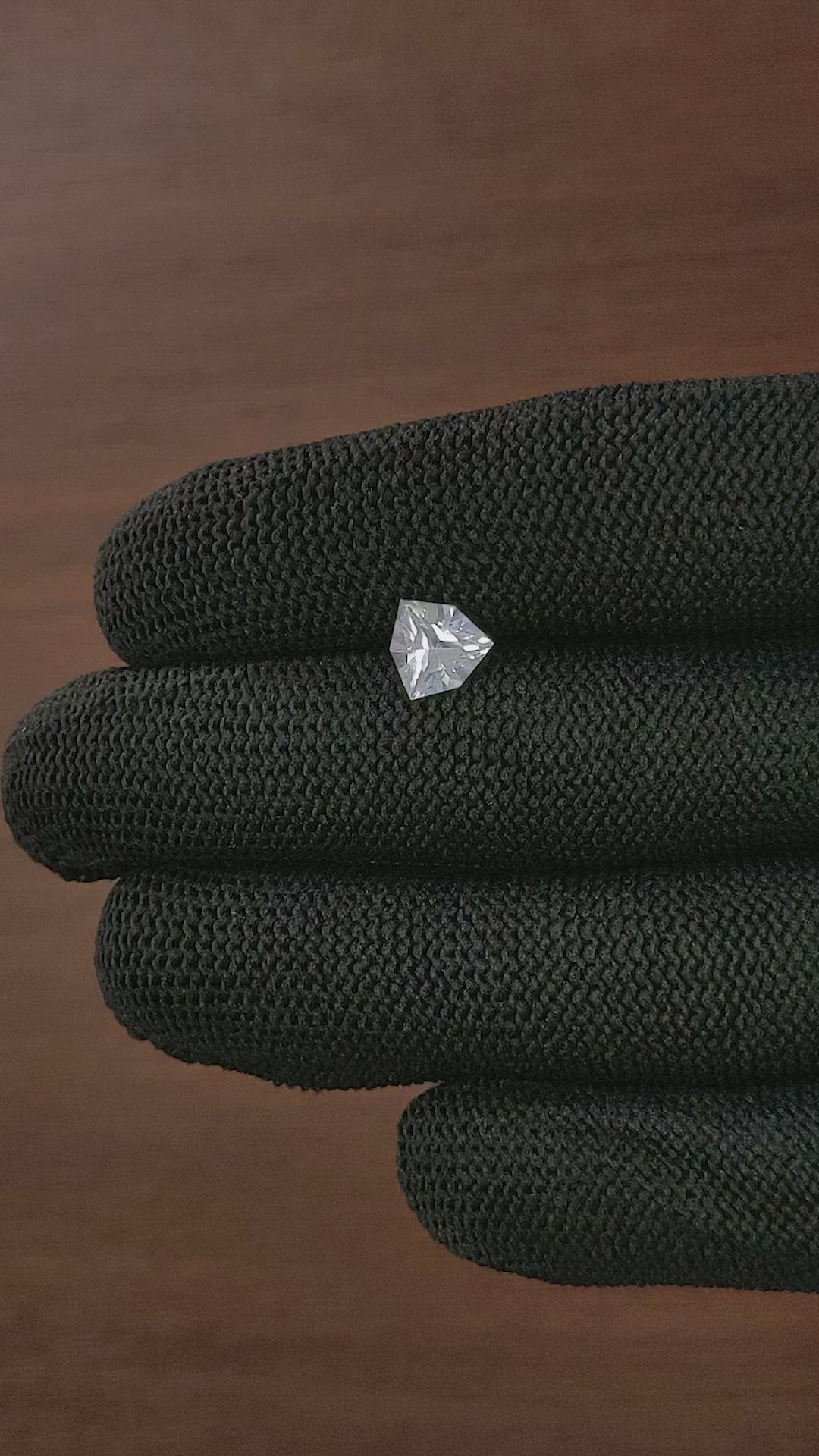 1.12 Ct. Blue Aquamarine from Ceylon (Sri Lanka) Size Video