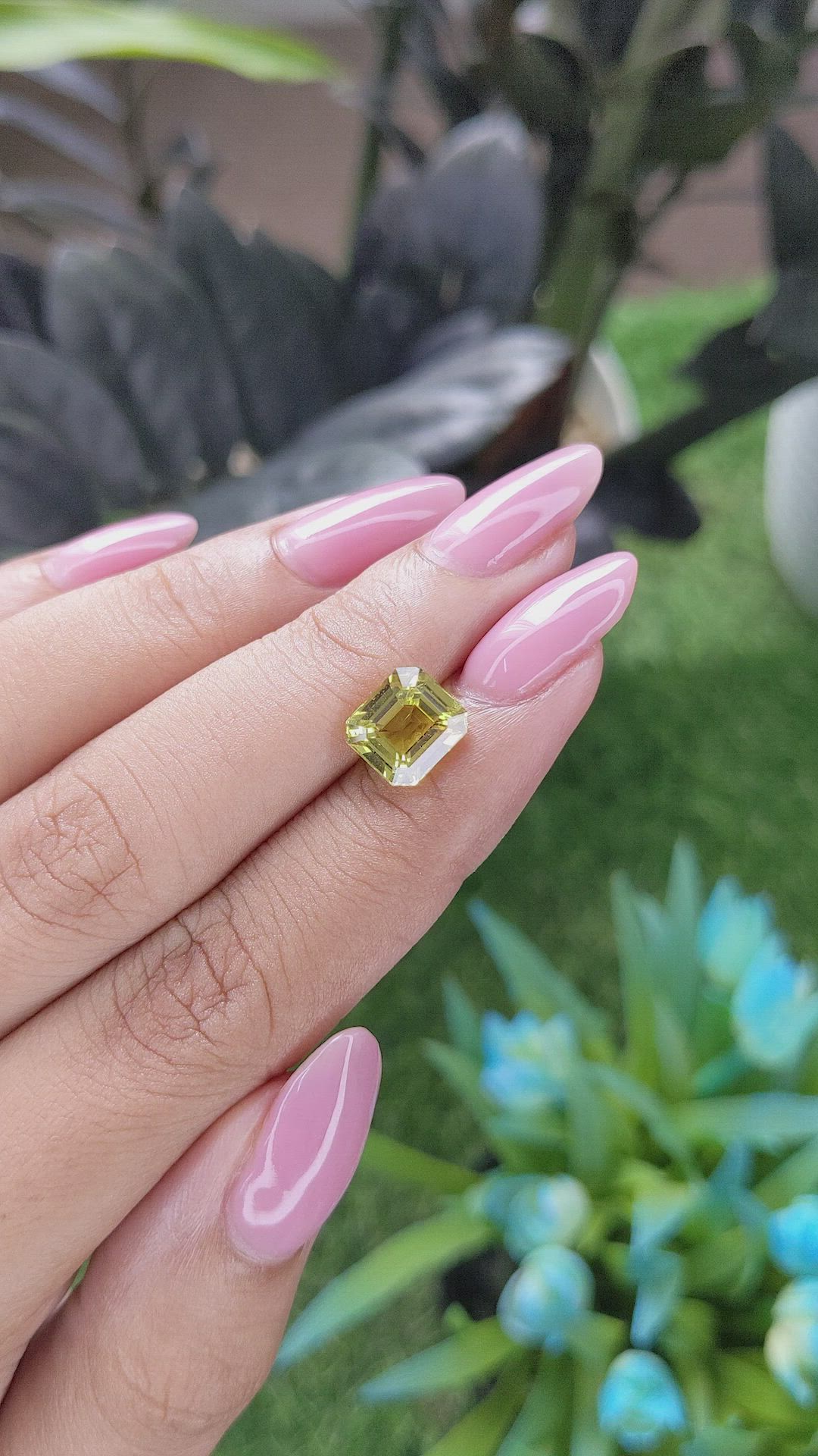 3.04 Ct. Greenish Yellow Chrysoberyl from Tanzania Size Video