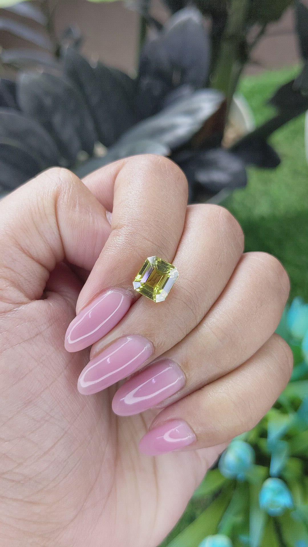 3.04 Ct. Greenish Yellow Chrysoberyl from Tanzania Size Video
