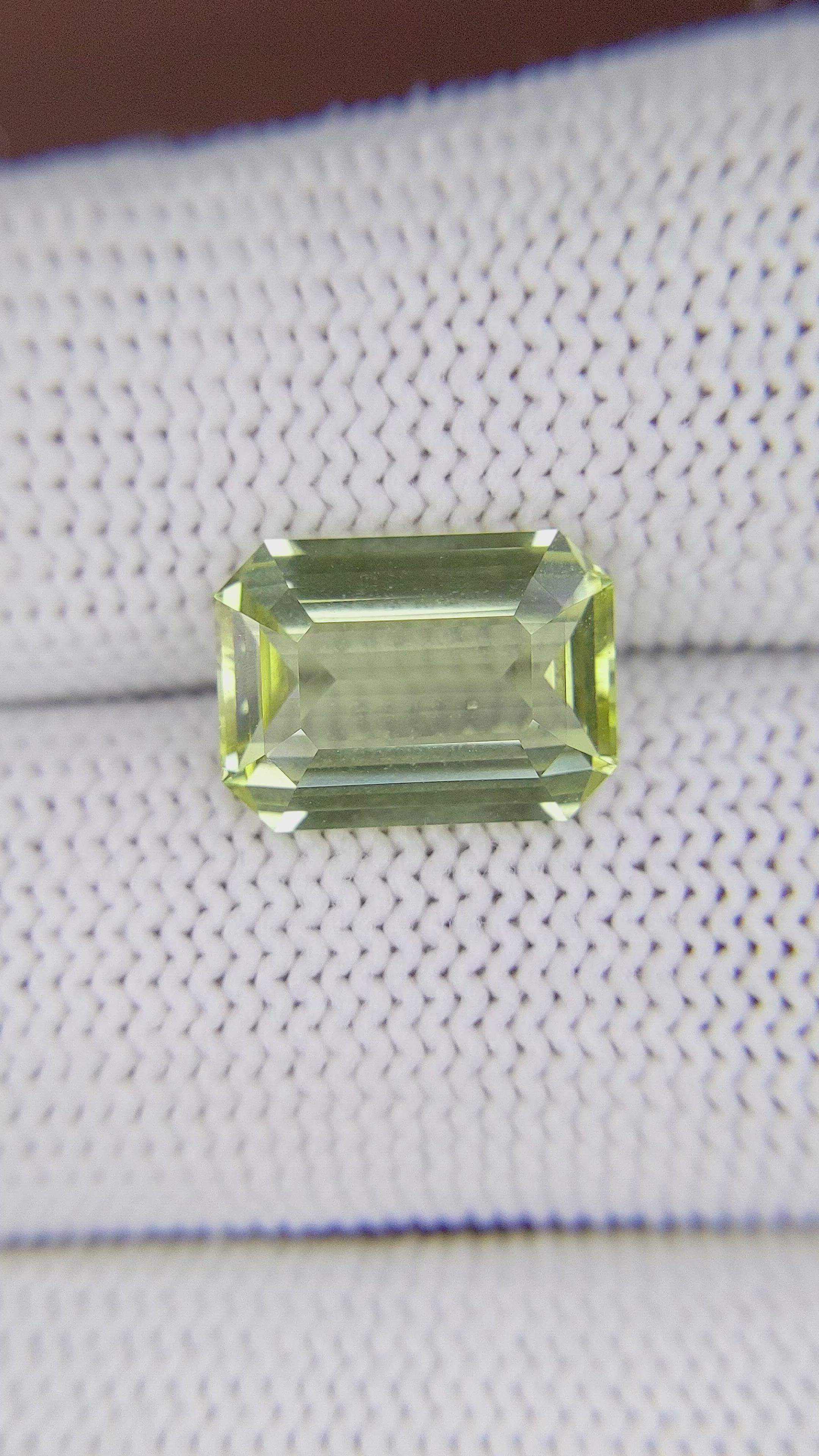 5.43 Ct. Yellowish Green Chrysoberyl from Tanzania Size Video