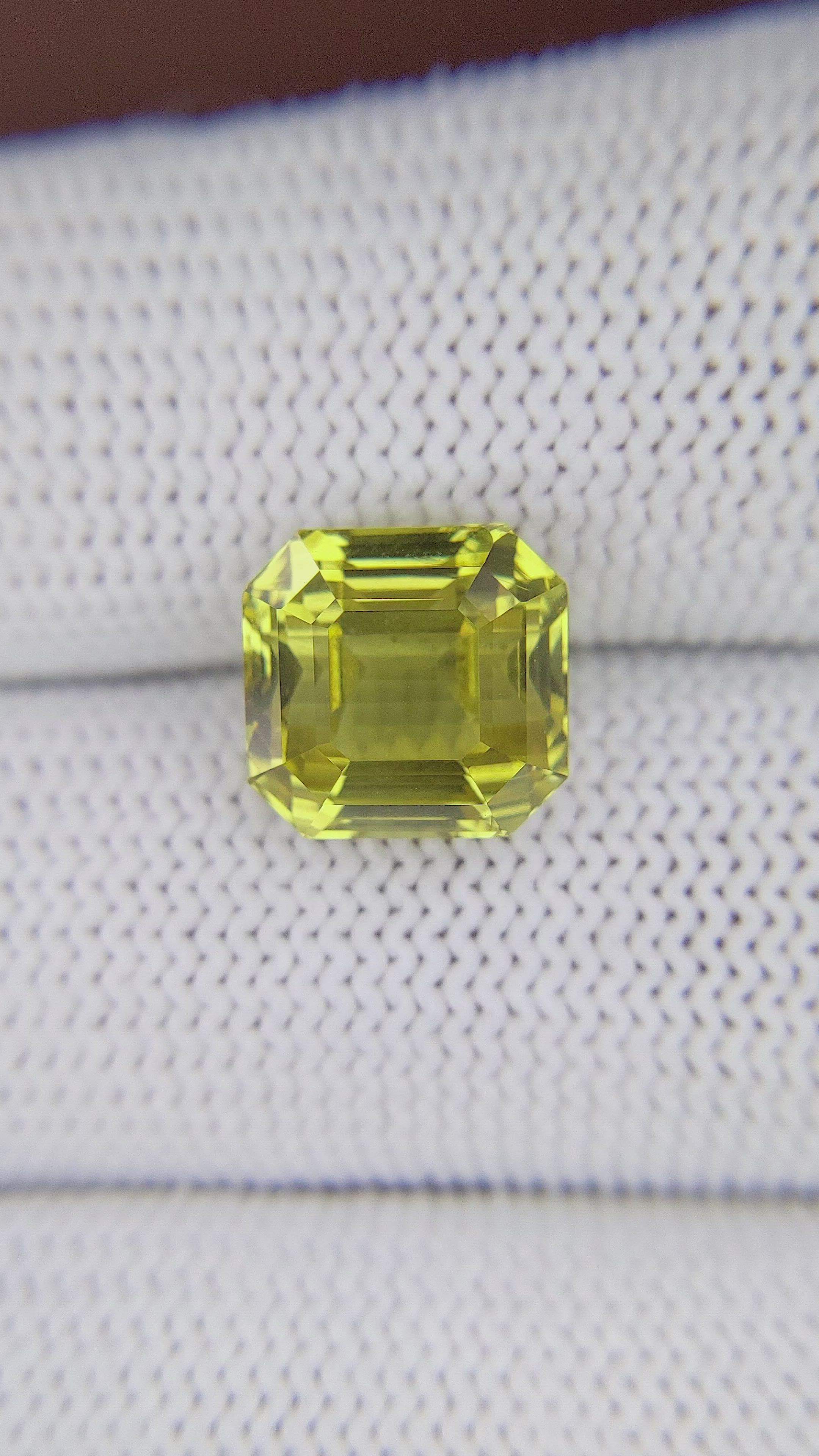 7.15 Ct. Greenish Yellow Chrysoberyl from Tanzania Size Video