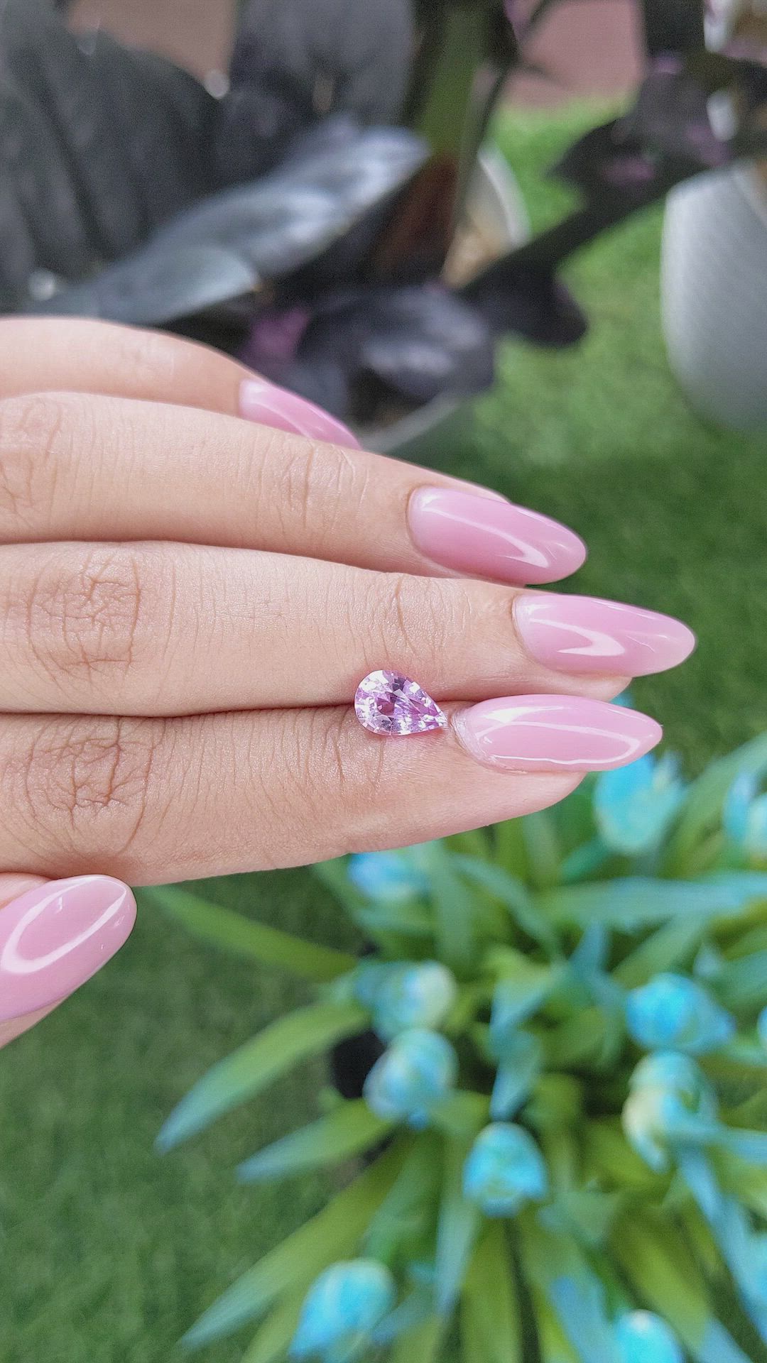 1.31 Ct. Pink Spinel from Madagascar Size Video