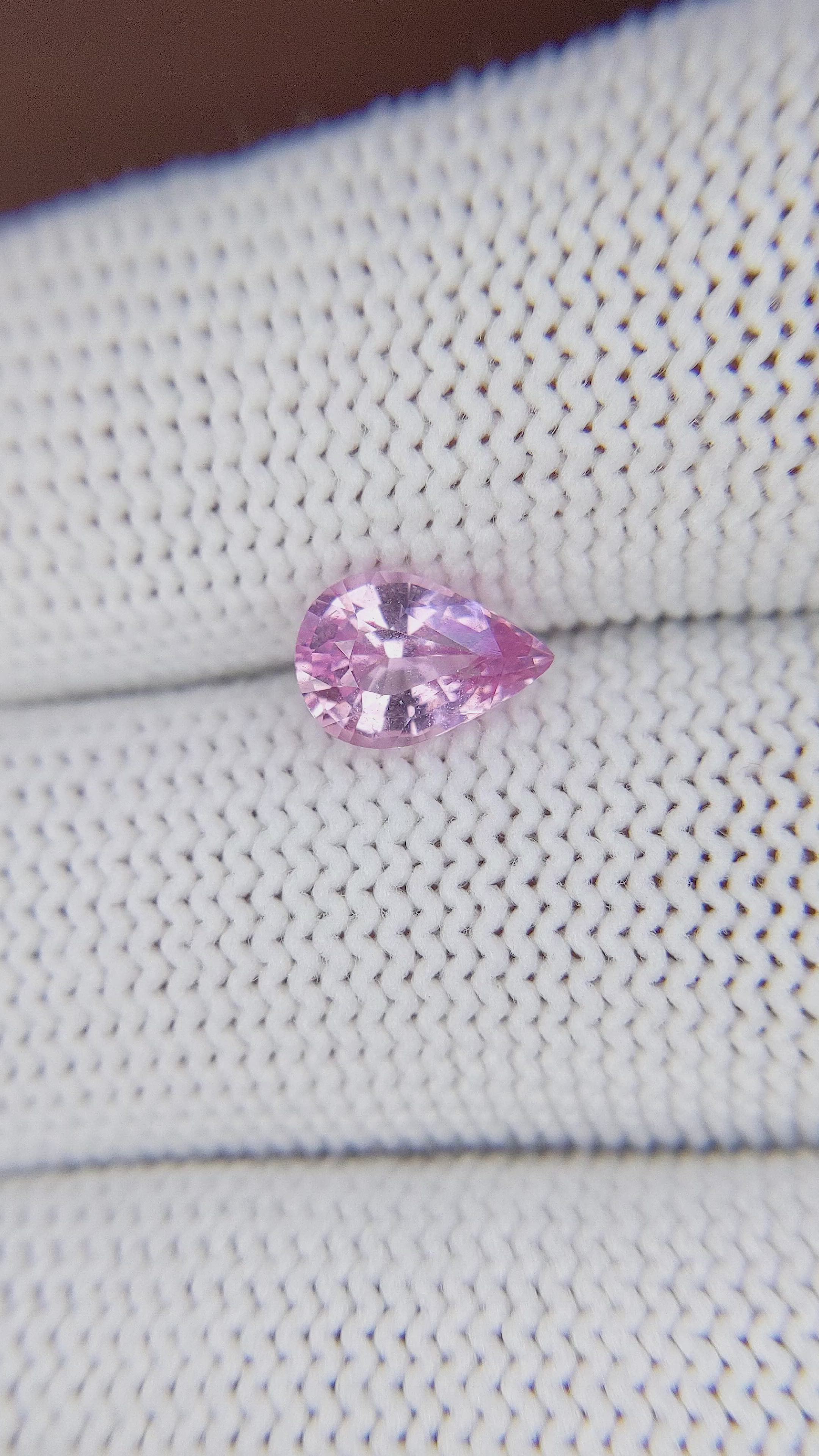 1.31 Ct. Pink Spinel from Madagascar Size Video