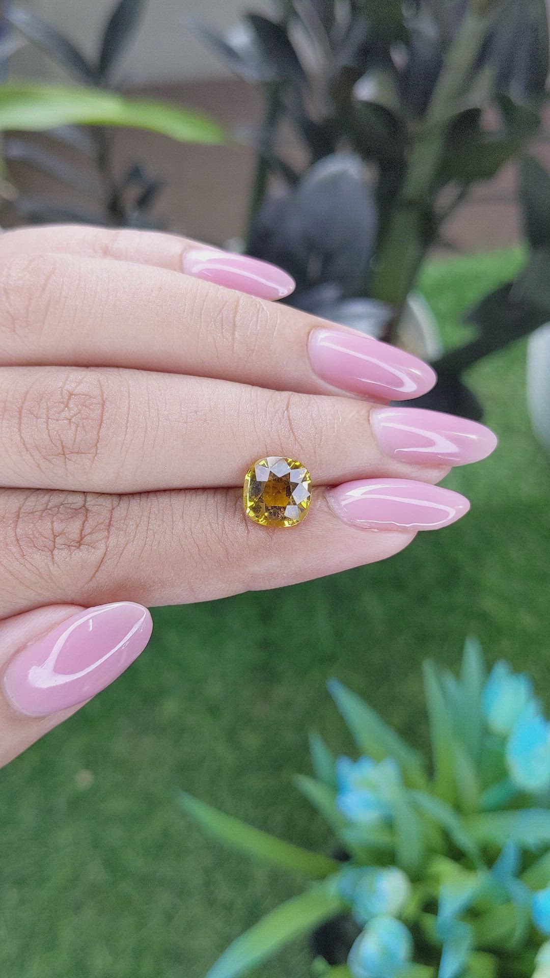 2.45 Ct. Yellow Tourmaline from Tanzania Size Video