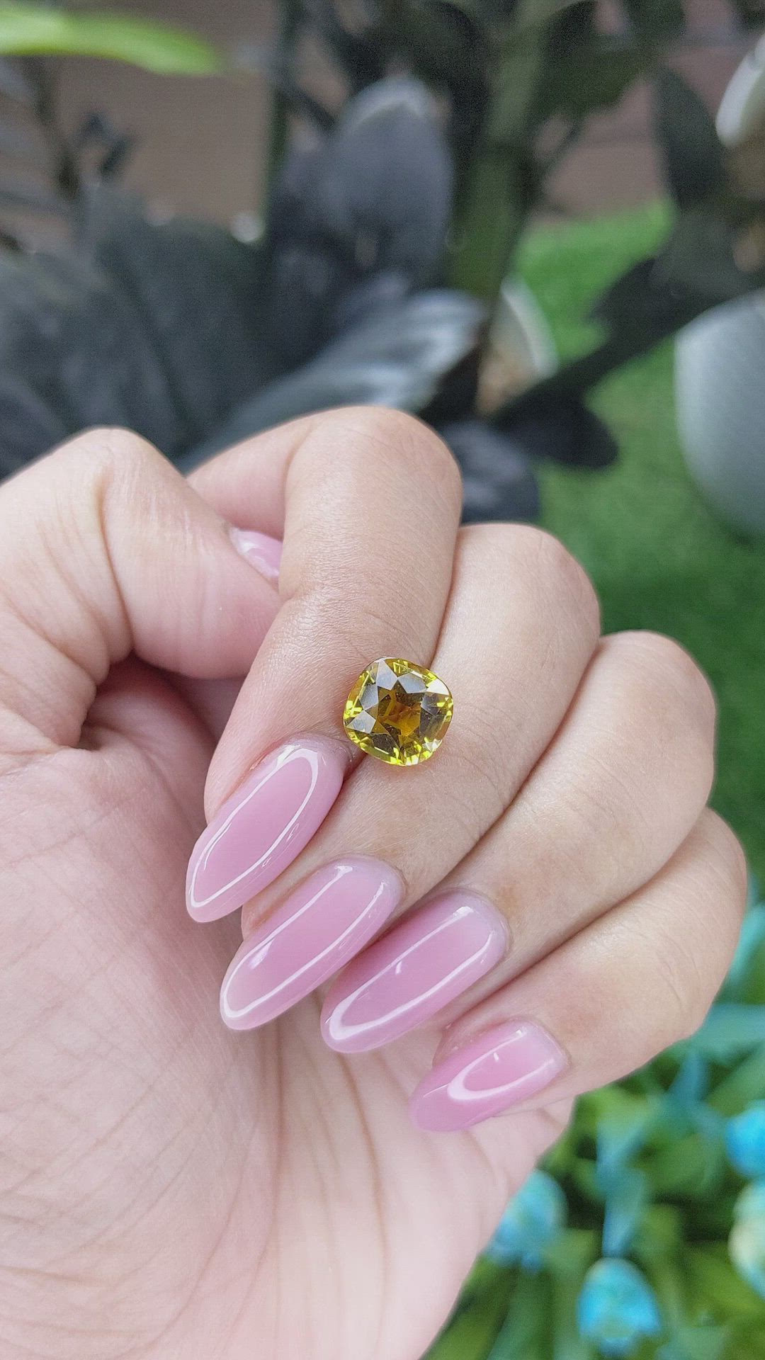 2.45 Ct. Yellow Tourmaline from Tanzania Size Video