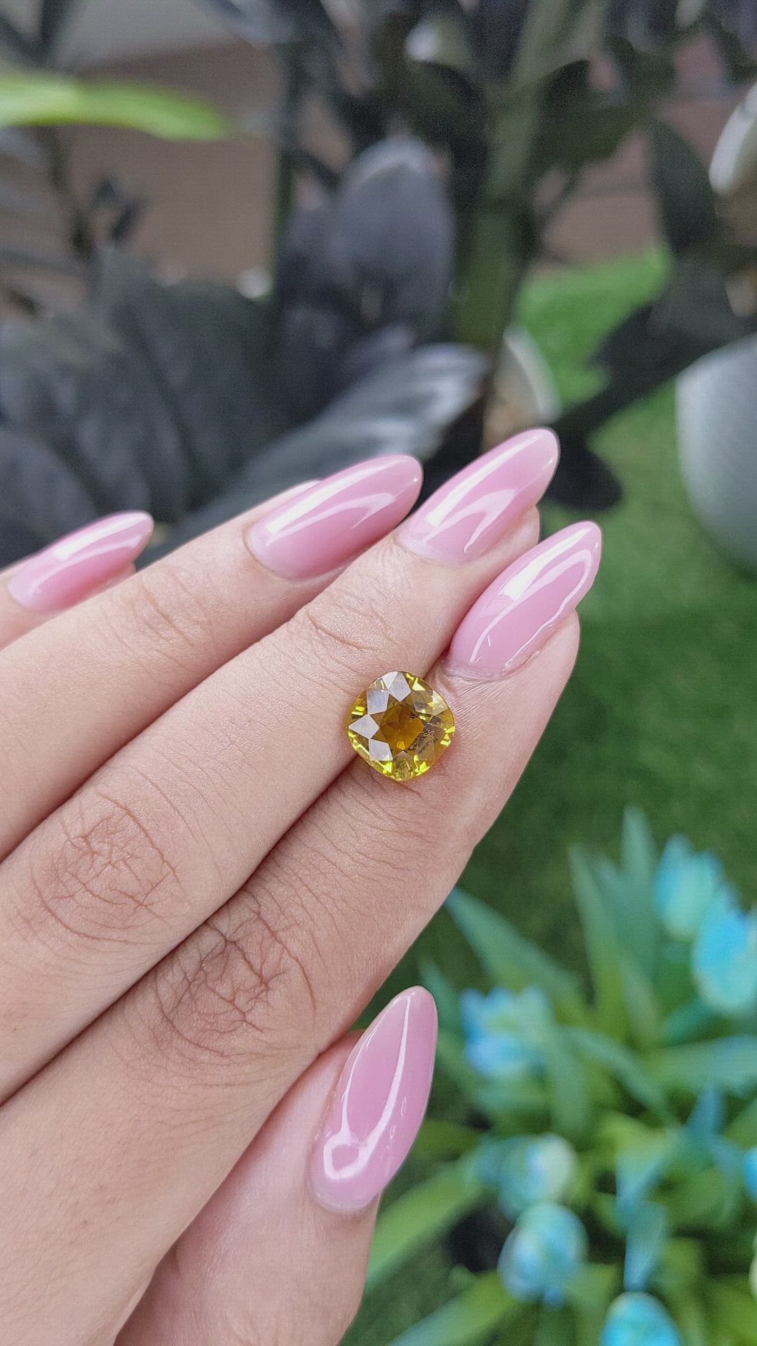 2.45 Ct. Yellow Tourmaline from Tanzania Size Video