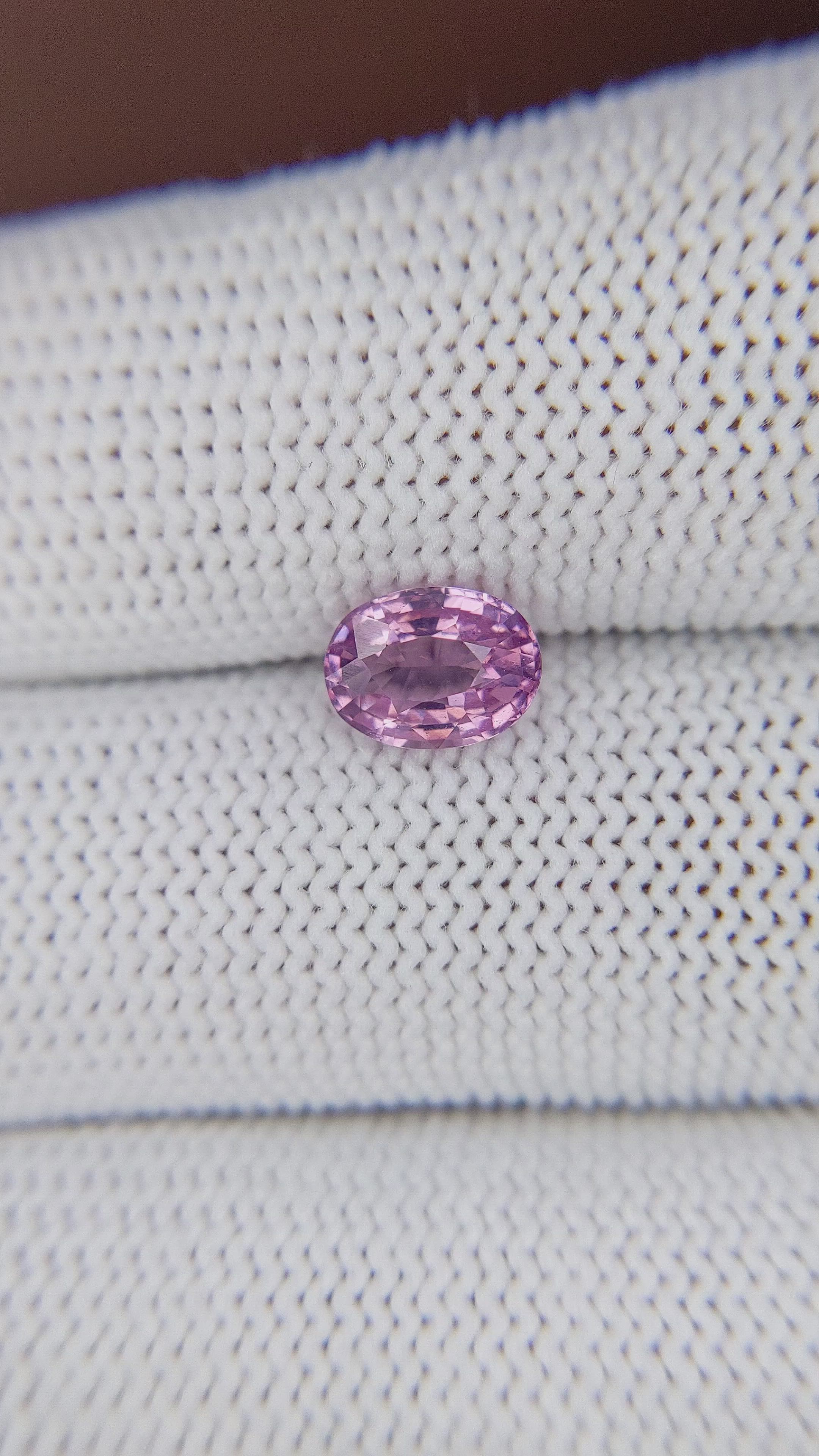 1.46 Ct. Purplish Pink Spinel from Madagascar Size Video