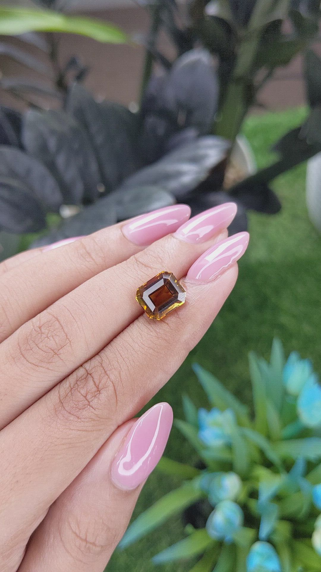 3.93 Ct. Yellowish Brown Tourmaline from Tanzania Size Video