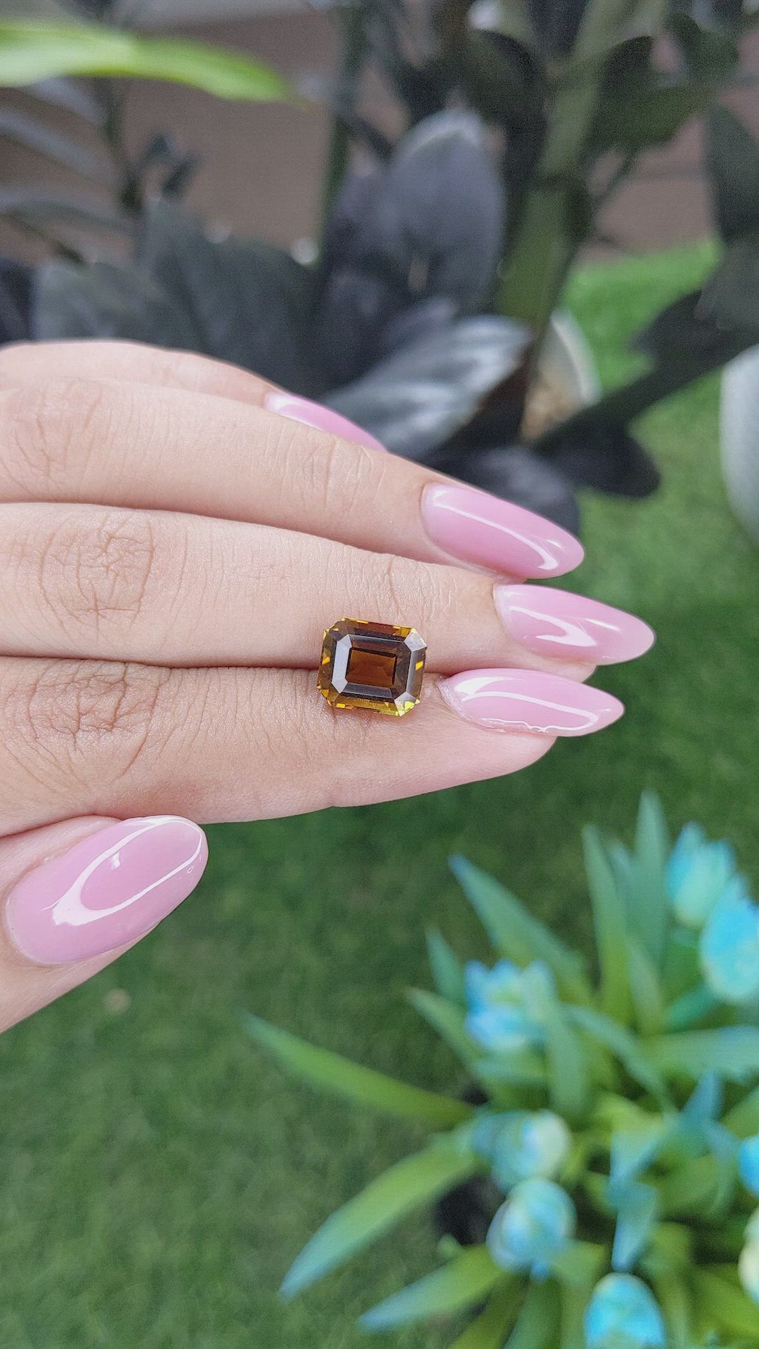 3.93 Ct. Yellowish Brown Tourmaline from Tanzania Size Video