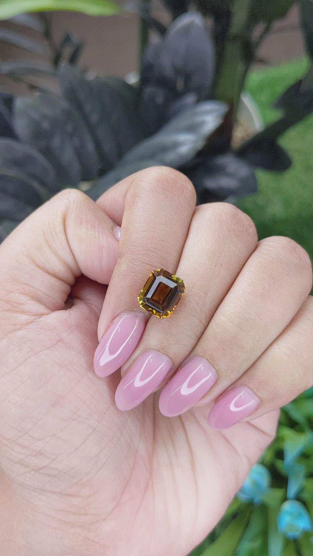 3.93 Ct. Yellowish Brown Tourmaline from Tanzania Size Video