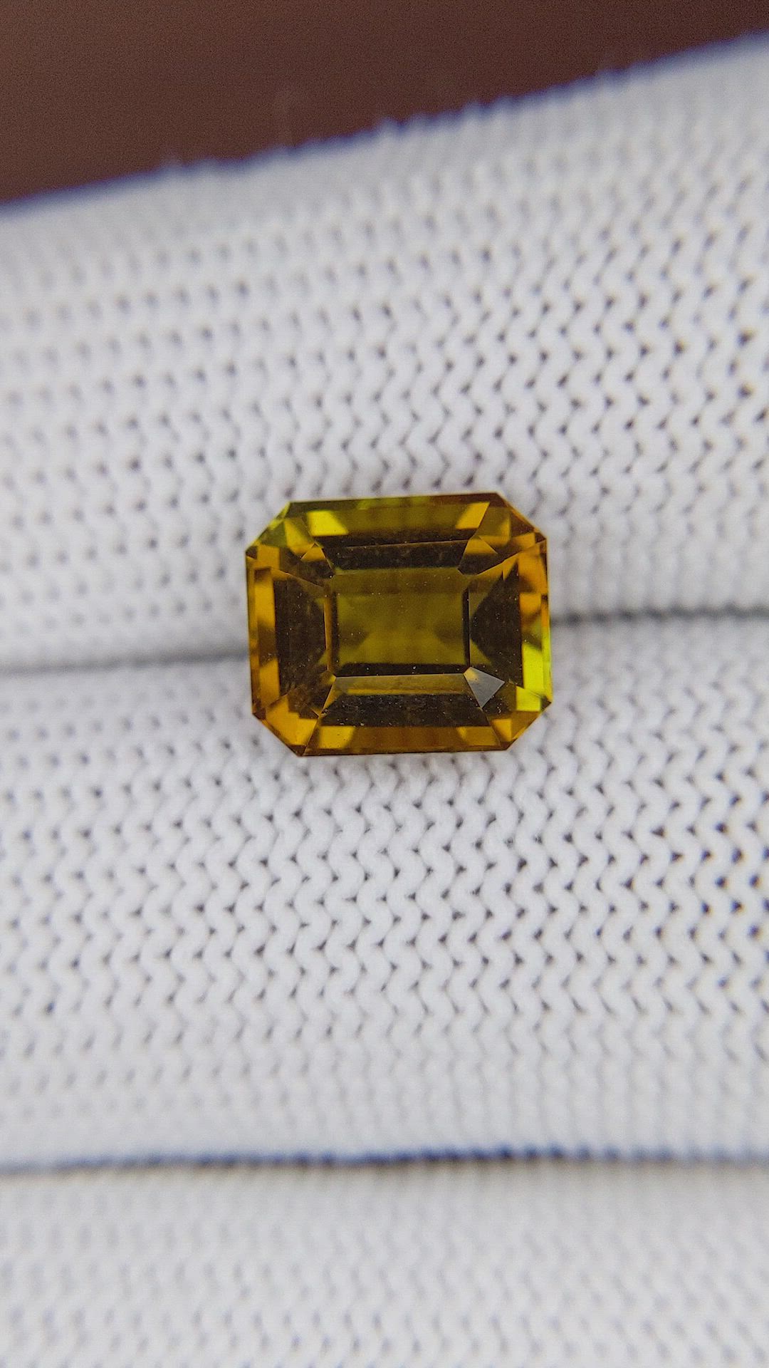 3.93 Ct. Yellowish Brown Tourmaline from Tanzania Size Video