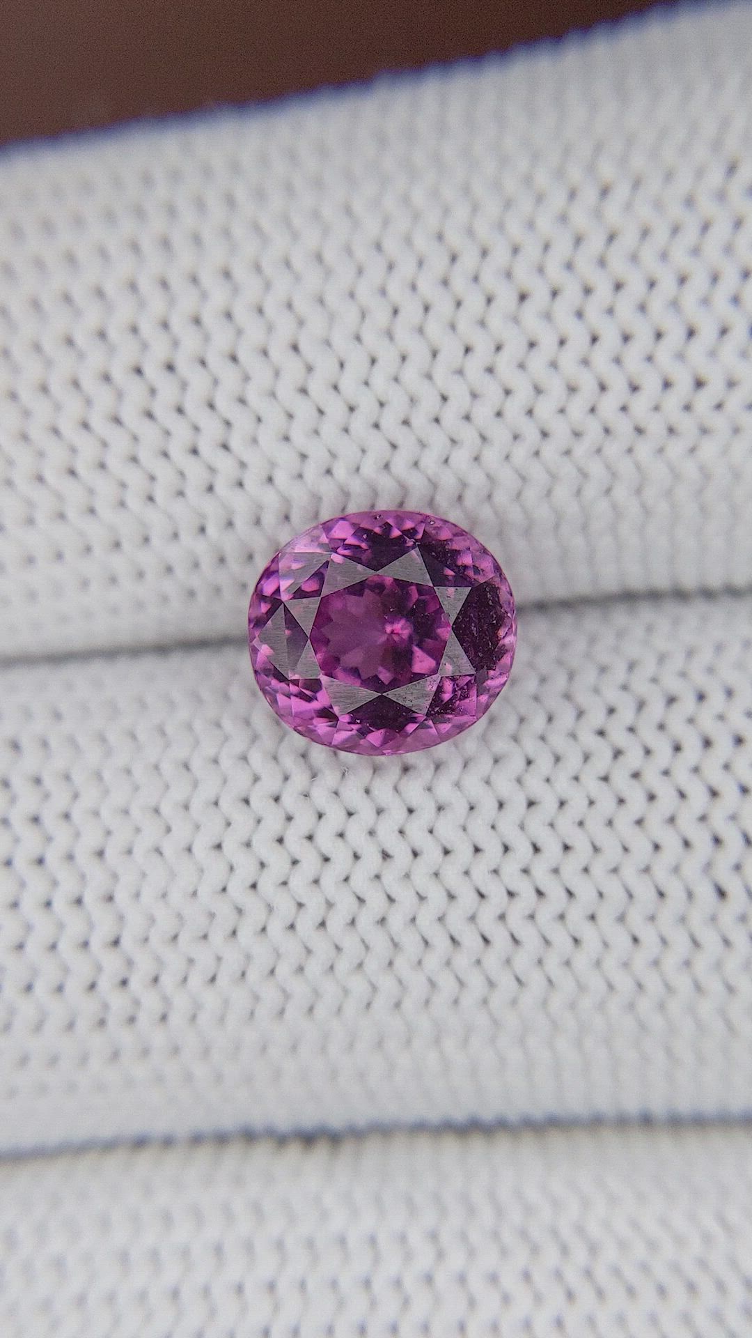 3.10 Ct. Pinkish Purple Garnet from Tanzania Size Video