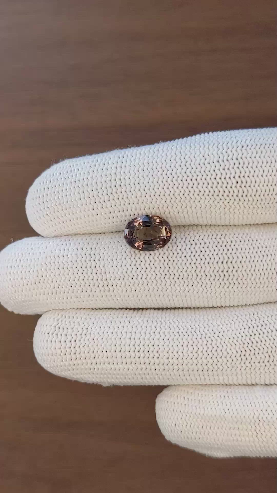 3.52 Ct. Color Change Garnet from Tanzania Size Video