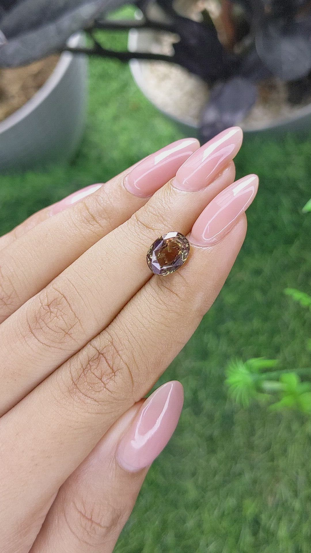 3.52 Ct. Color Change Garnet from Tanzania Size Video