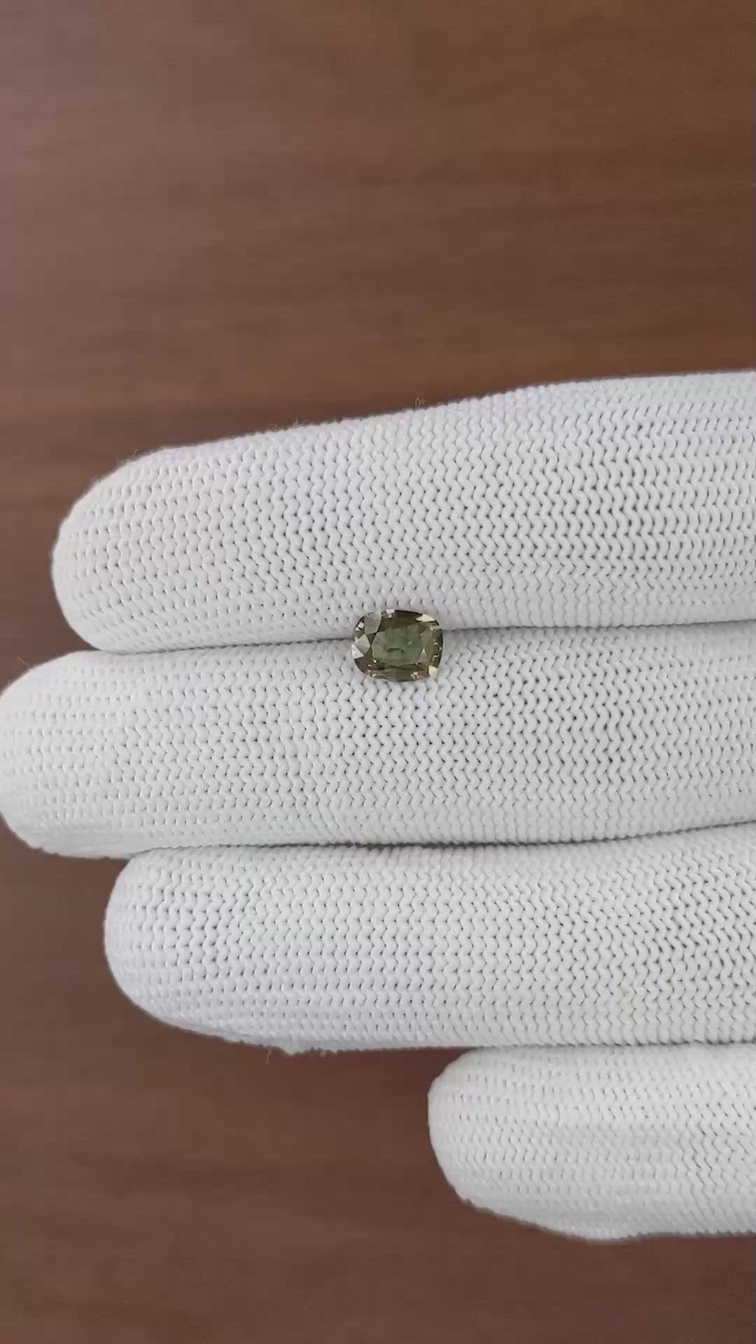 0.96 Ct. Color Change Garnet from Tanzania Size Video