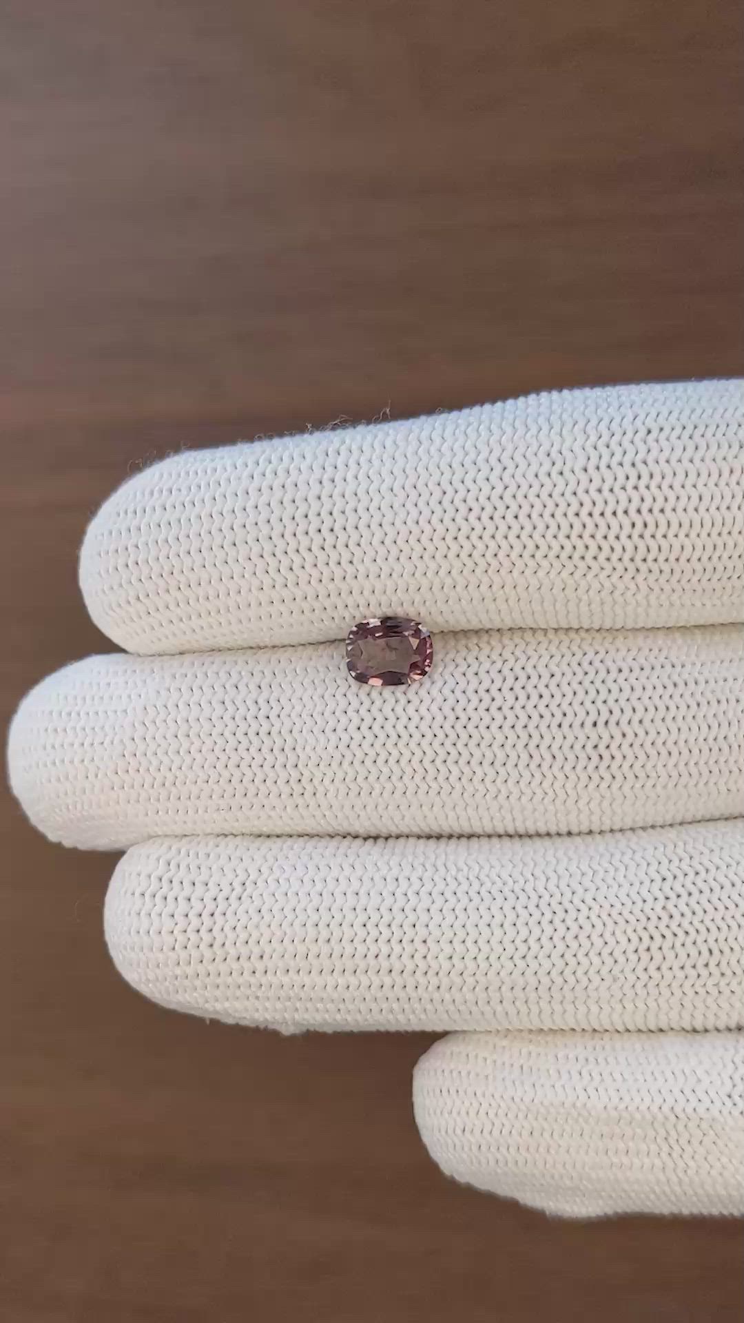 0.96 Ct. Color Change Garnet from Tanzania Size Video