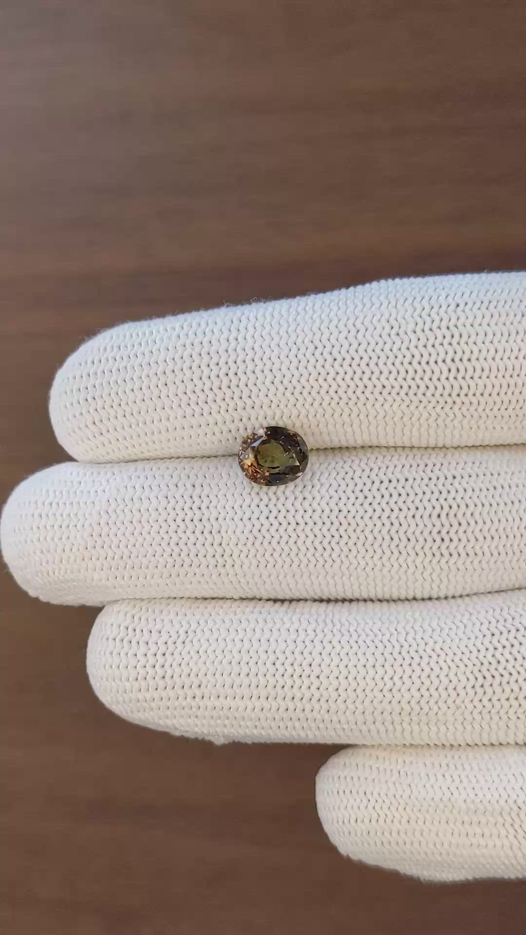 2.04 Ct. Color Change Garnet from Tanzania Size Video