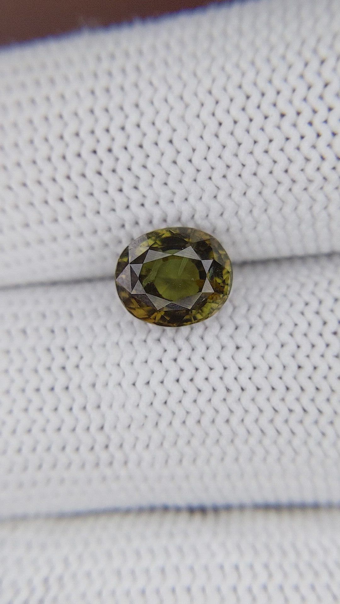 2.04 Ct. Color Change Garnet from Tanzania Size Video