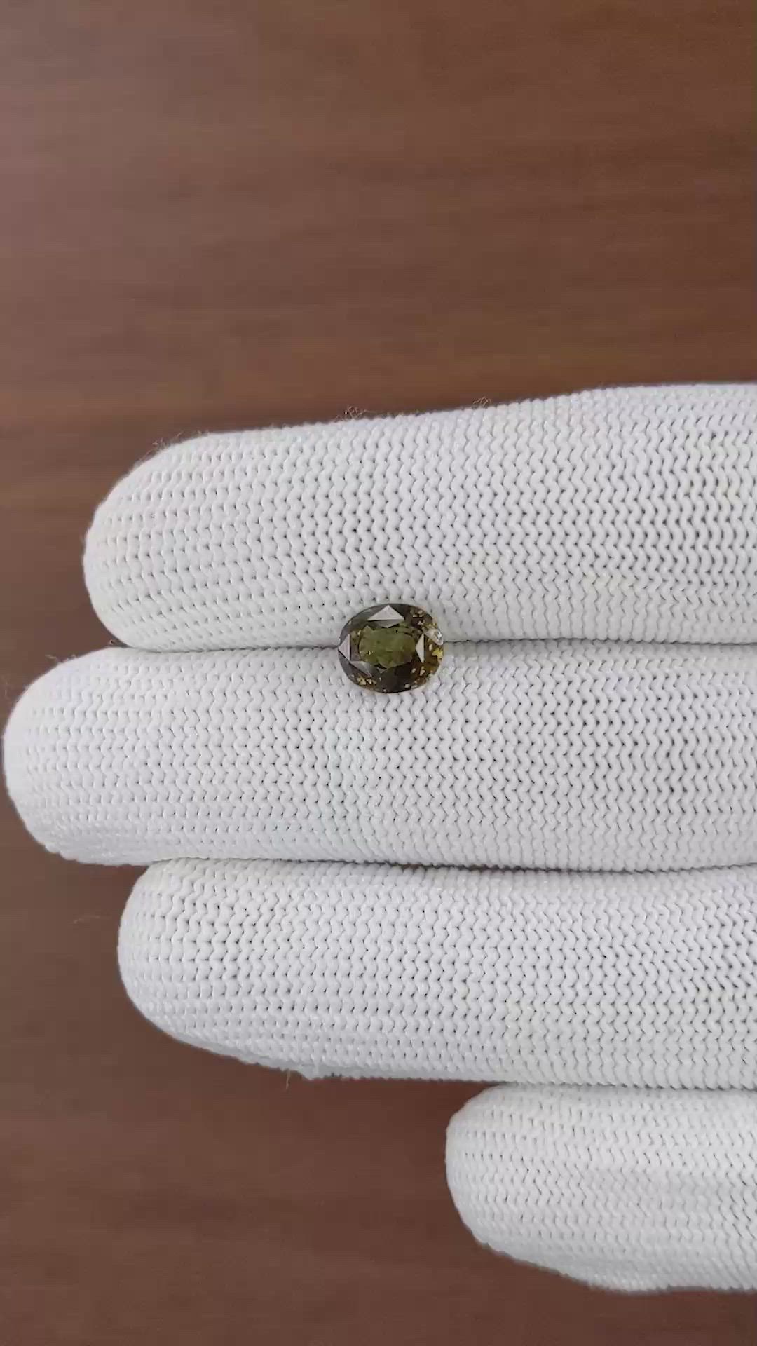 2.04 Ct. Color Change Garnet from Tanzania Size Video