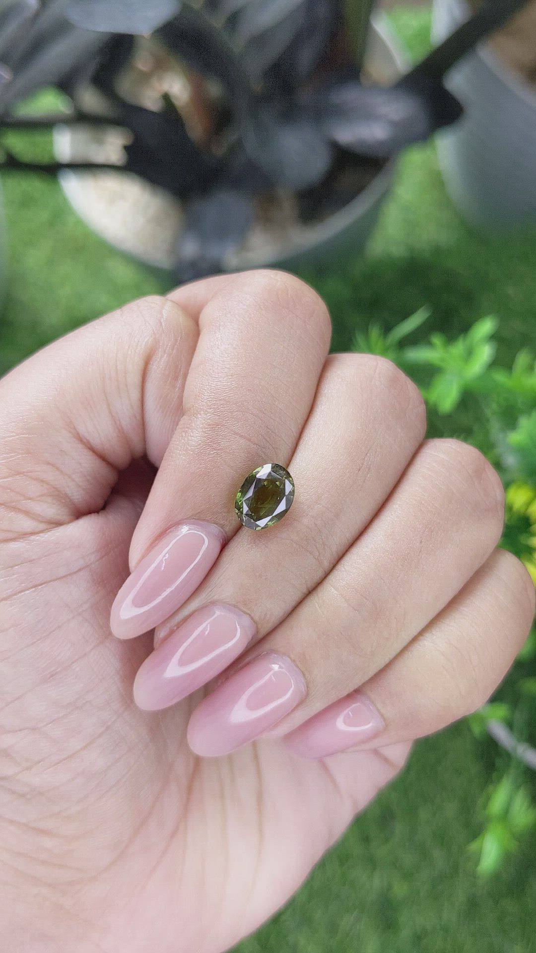 2.36 Ct. Color Change Garnet from Tanzania Size Video