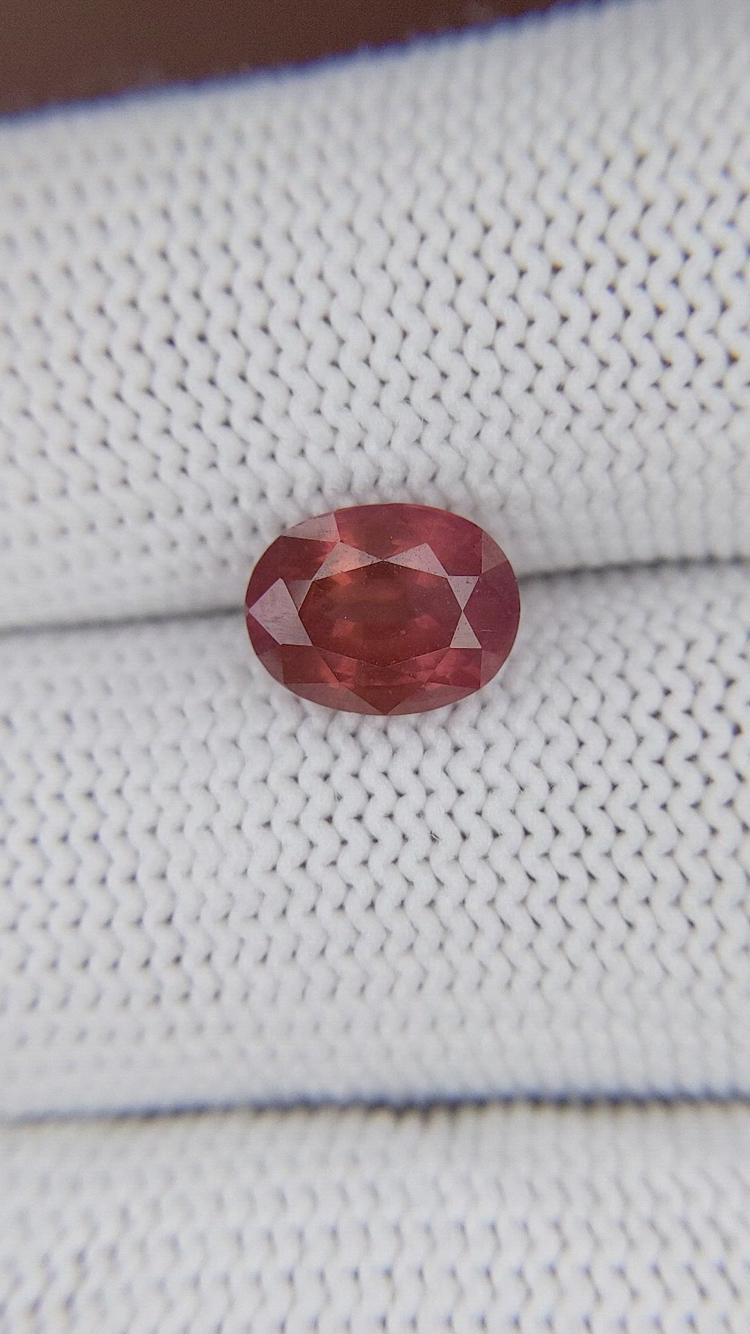 2.50 Ct. Reddish Brown Malaya Garnet from Tanzania Size Video
