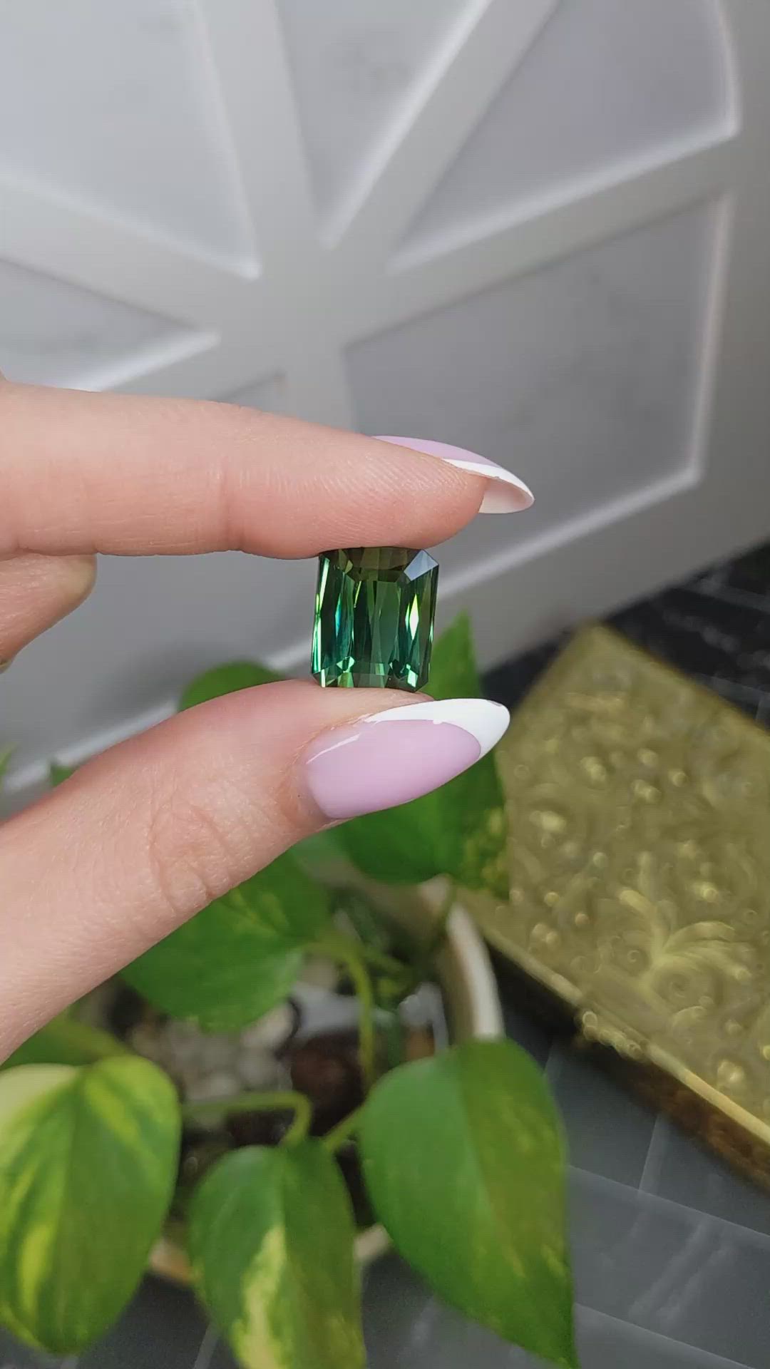 17.11 Ct. Green Tourmaline from Africa Size Video
