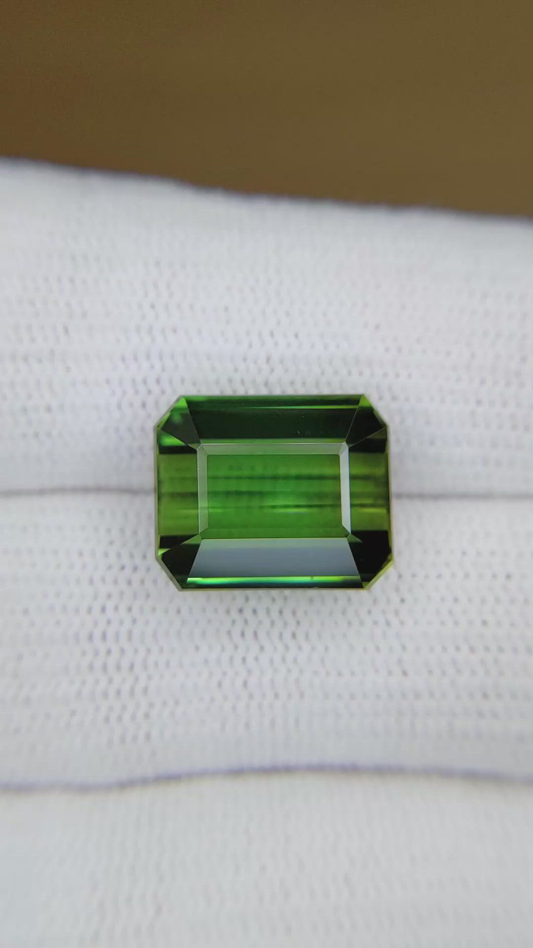 10.65 Ct. Green Tourmaline from Africa Size Video