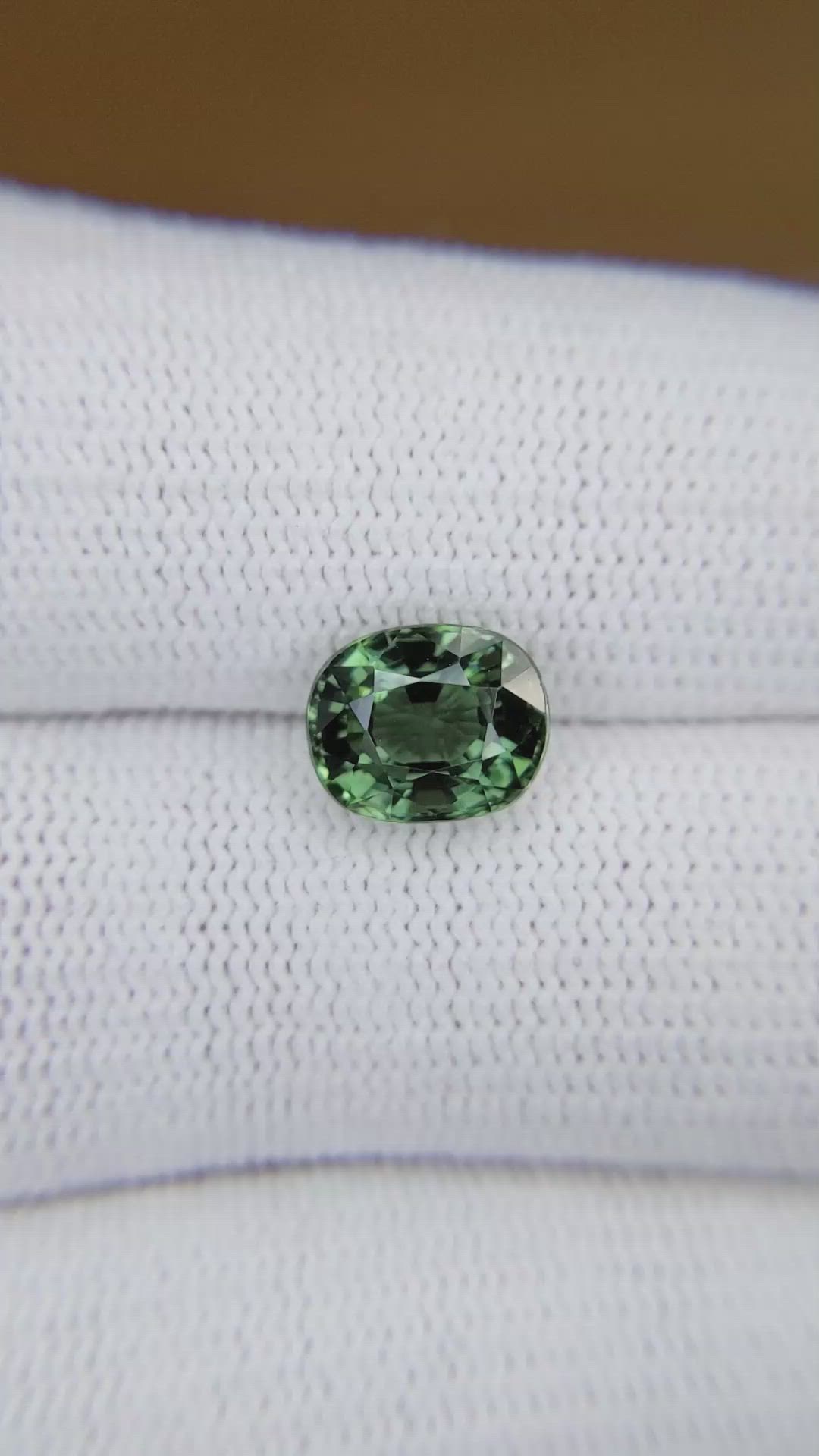 2.64 Ct. Green Tourmaline from Africa Size Video