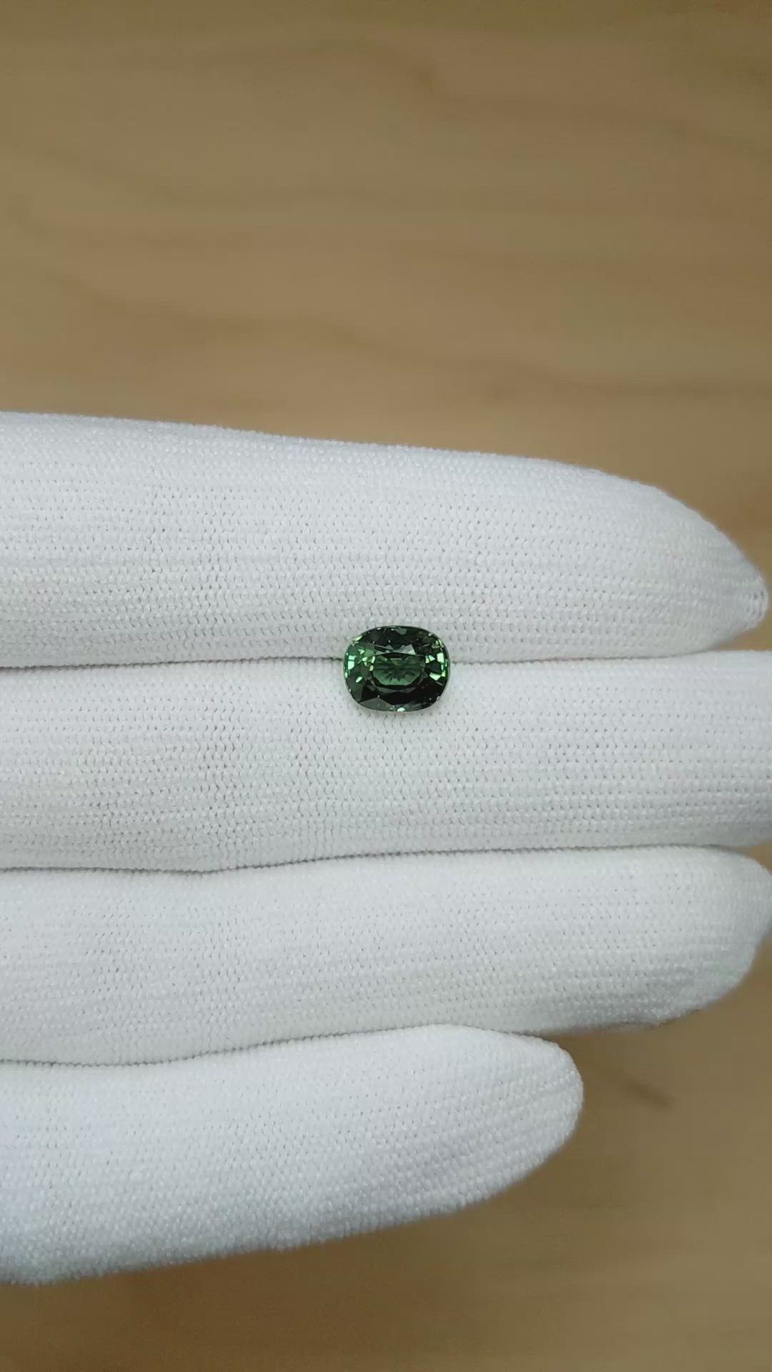 2.64 Ct. Green Tourmaline from Africa Size Video