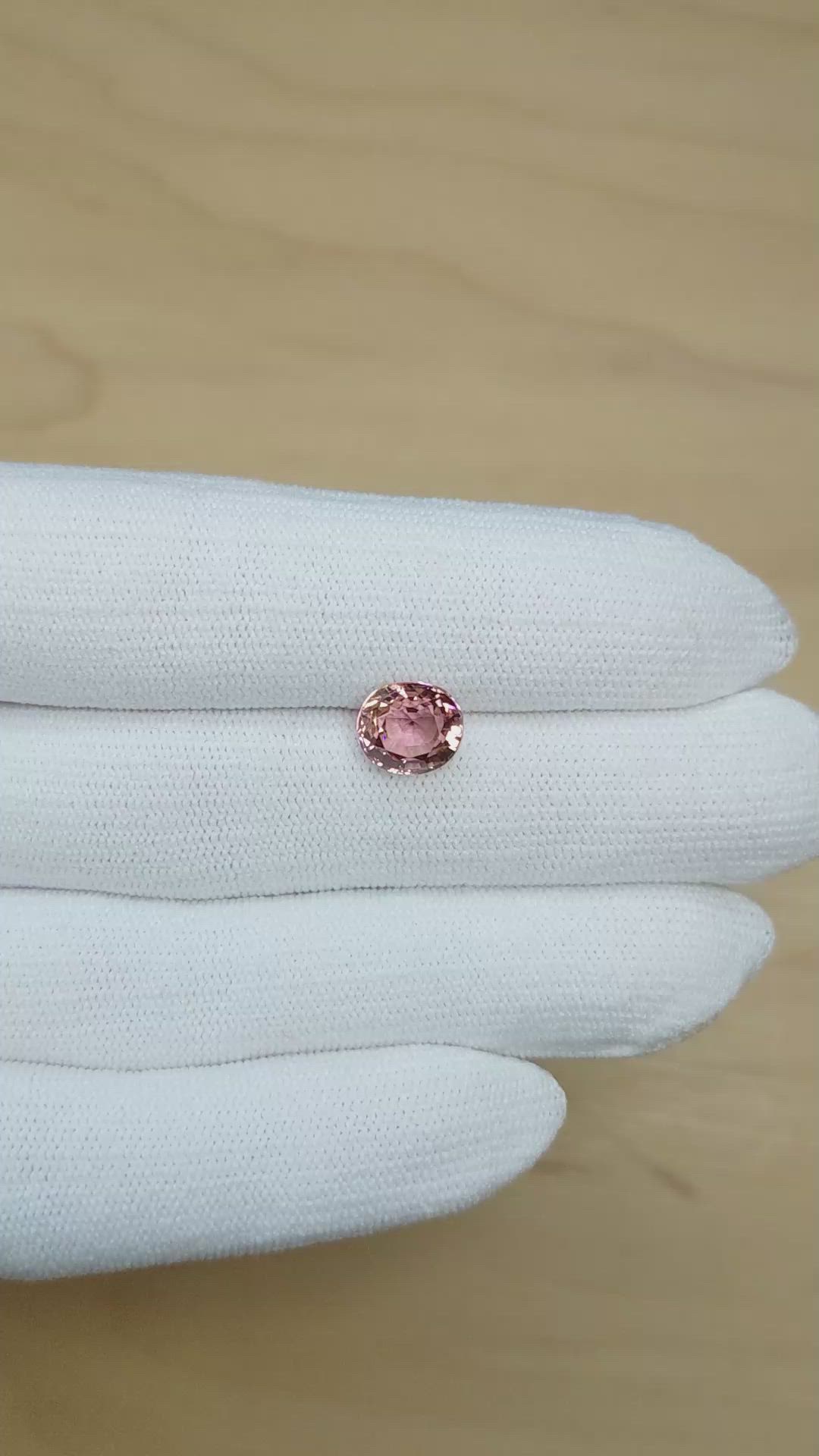 3.13 Ct. Pink Tourmaline from Africa Size Video