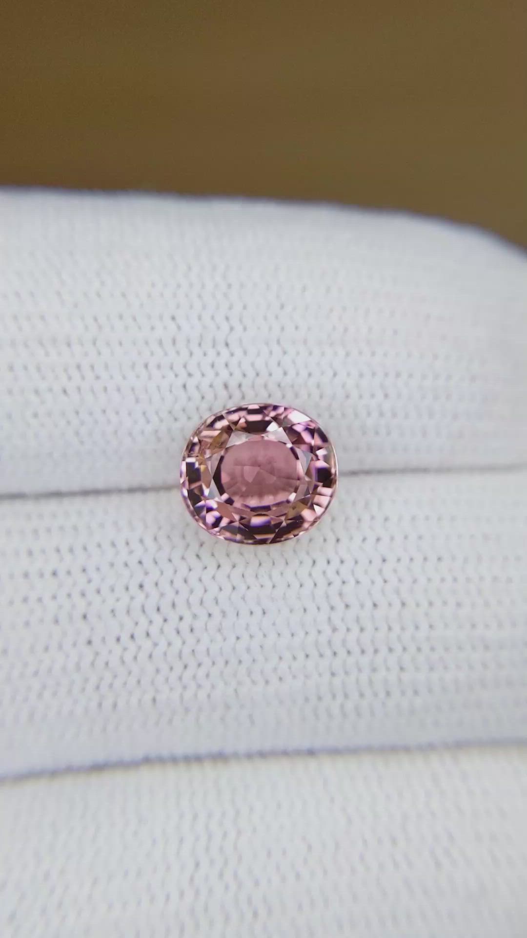 3.13 Ct. Pink Tourmaline from Africa Size Video