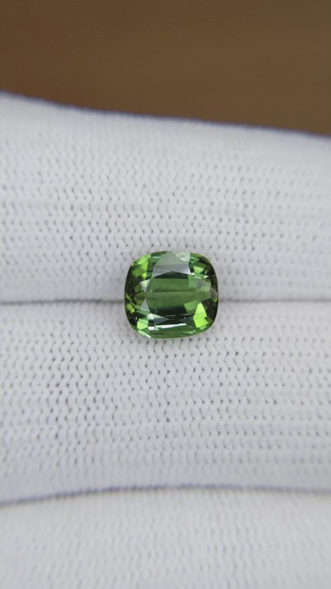 2.86 Ct. Green Tourmaline from Africa Size Video